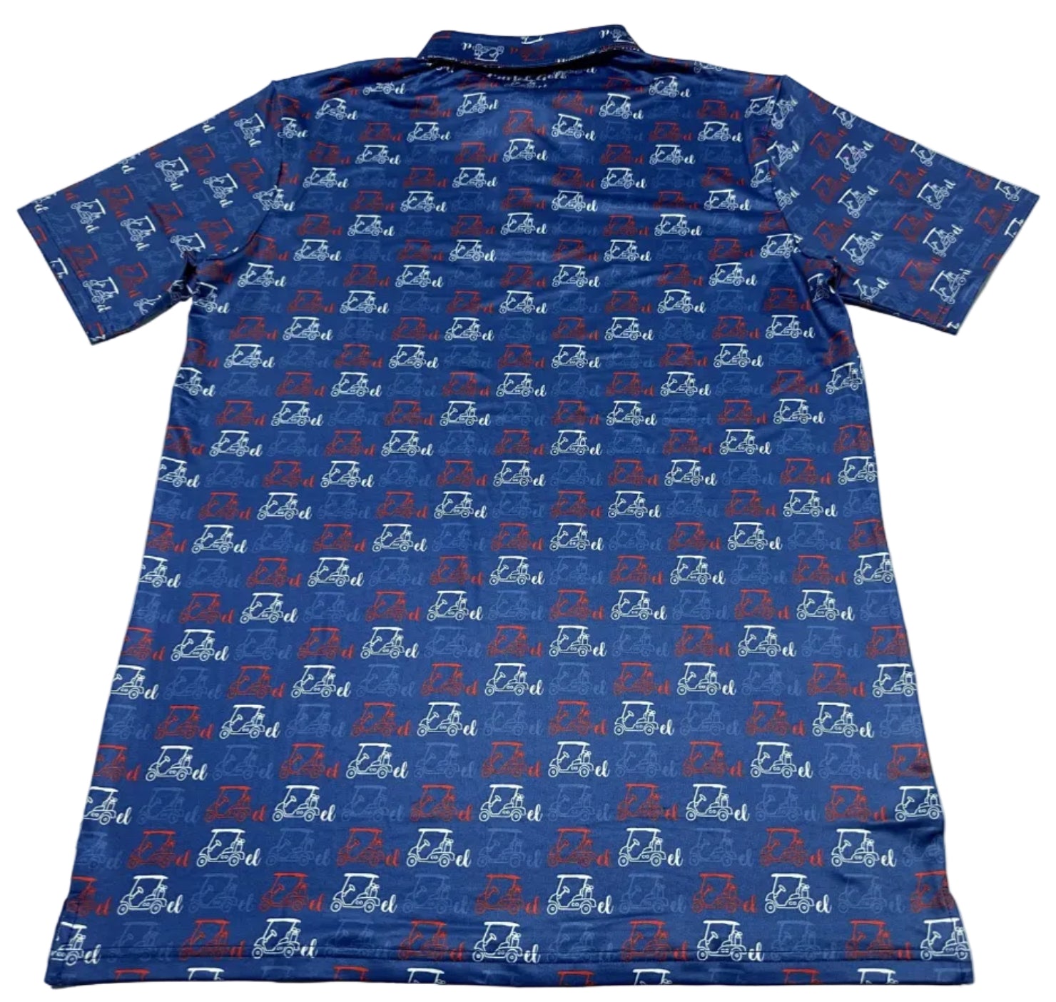 Navy with Red/White/Blue Carts Polo