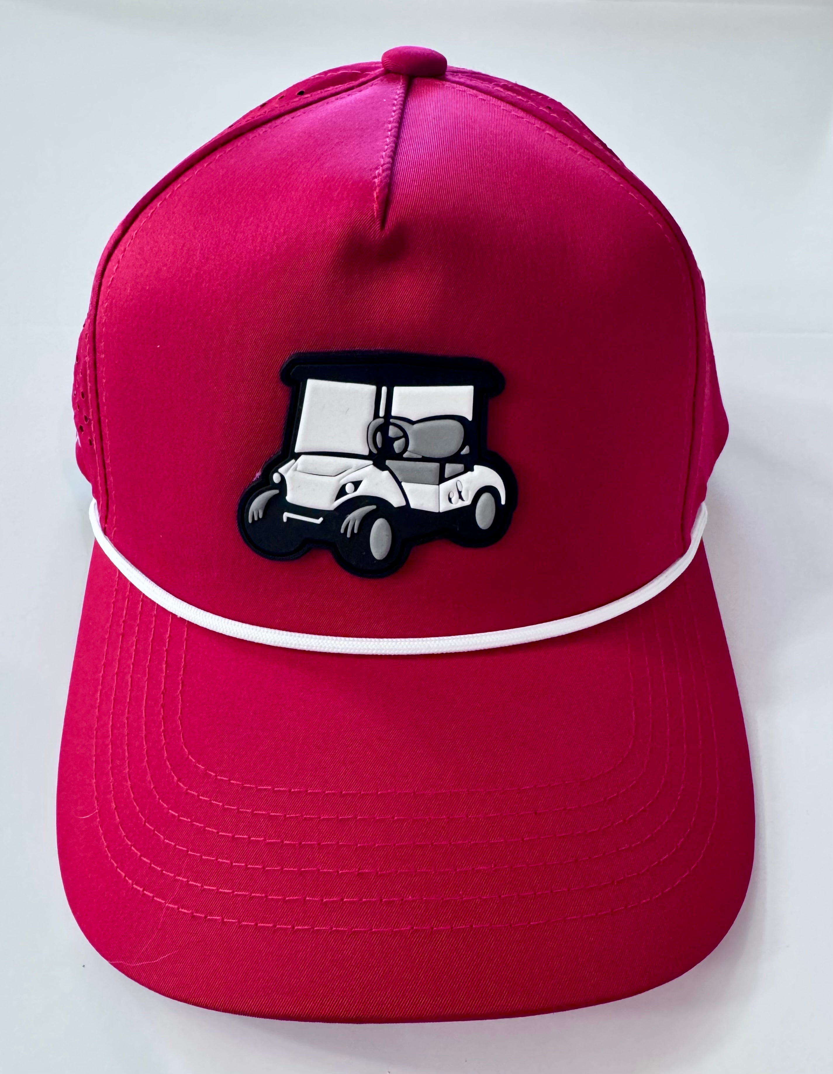 Red Rope Hat w/Rubber Cart