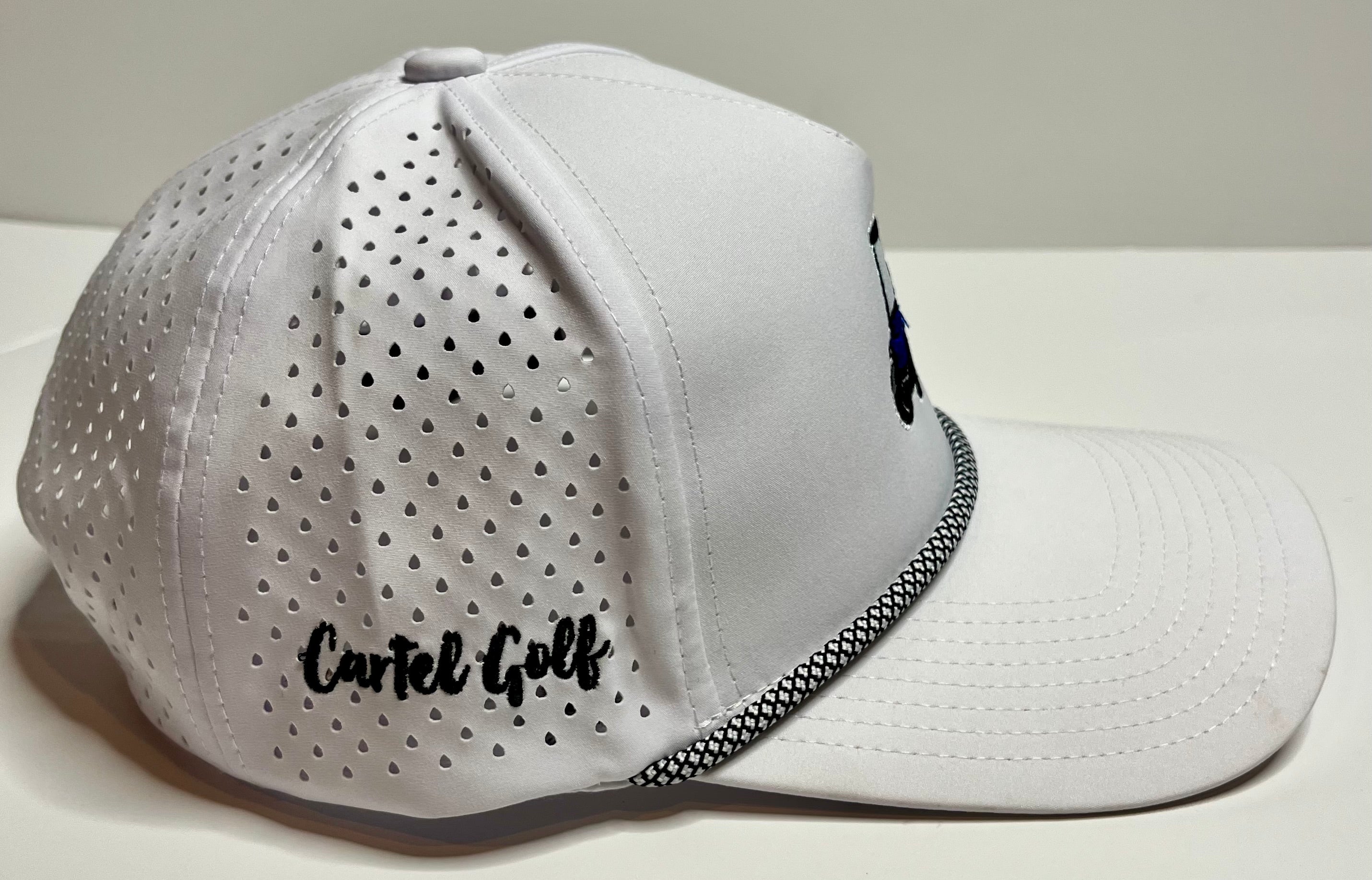 Signature White Polyester Rope Hat