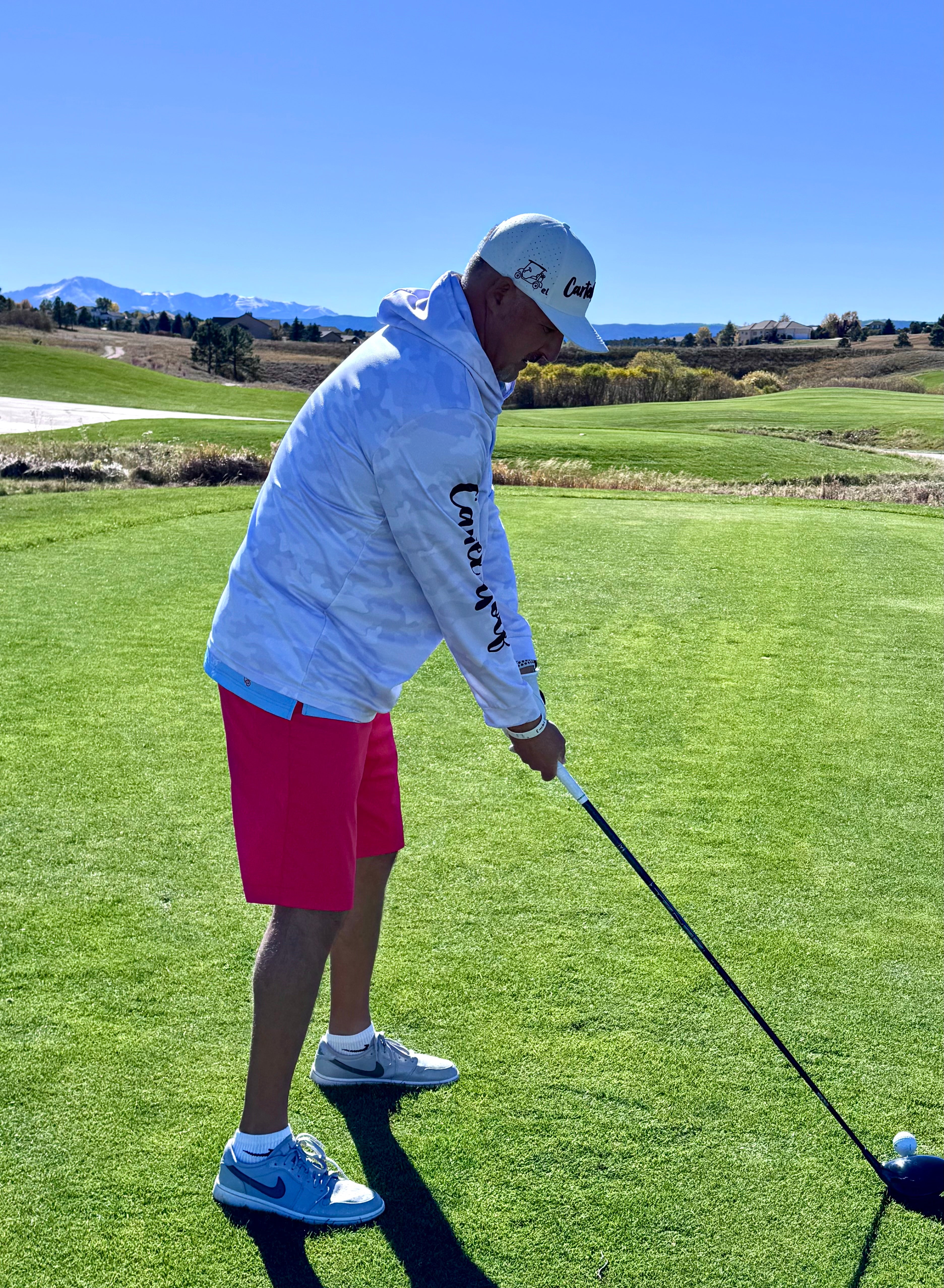 Lightweight Long Sleeve Hooded Shirt "Snow Camo"