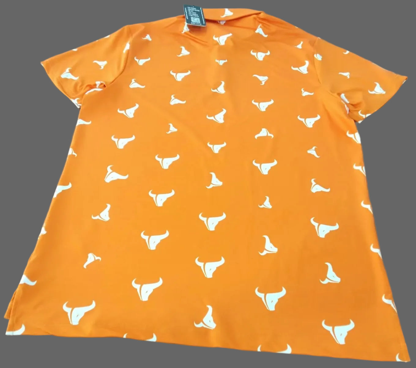 Orange "Mavs Head" Polo