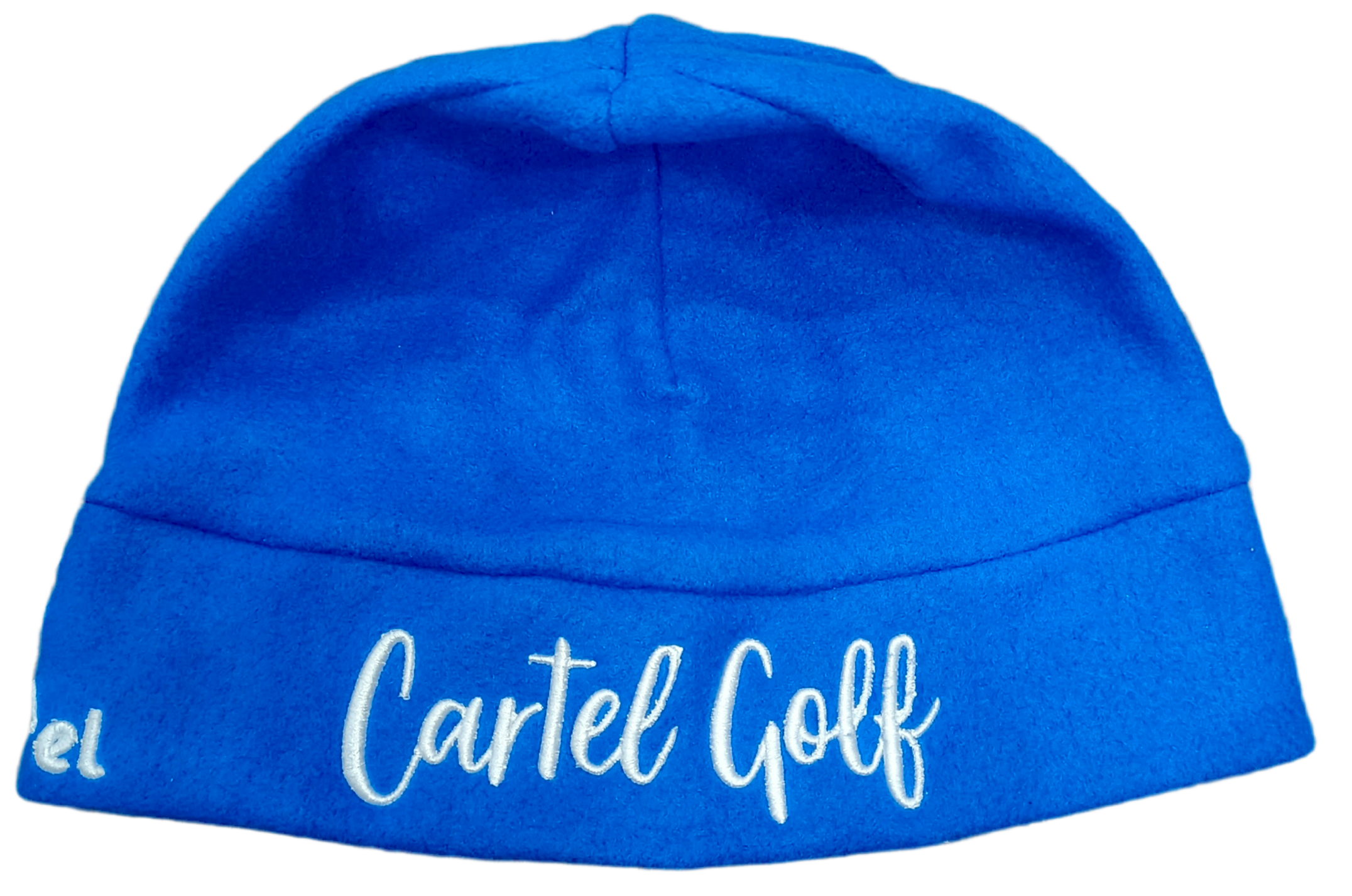 Royal Blue Fleece Beanie "Cartel Golf"