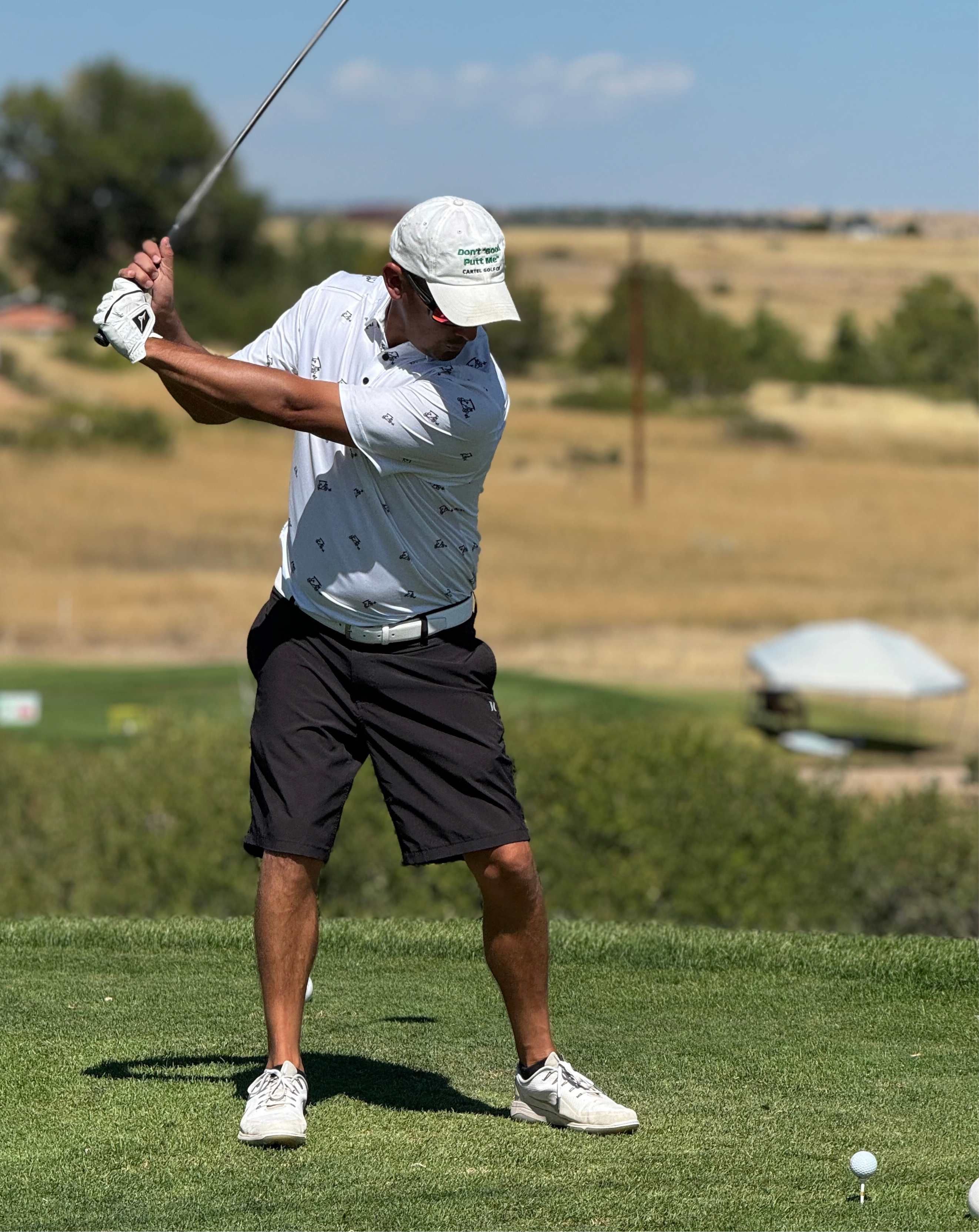 Cartel Golf's Signature White Polo