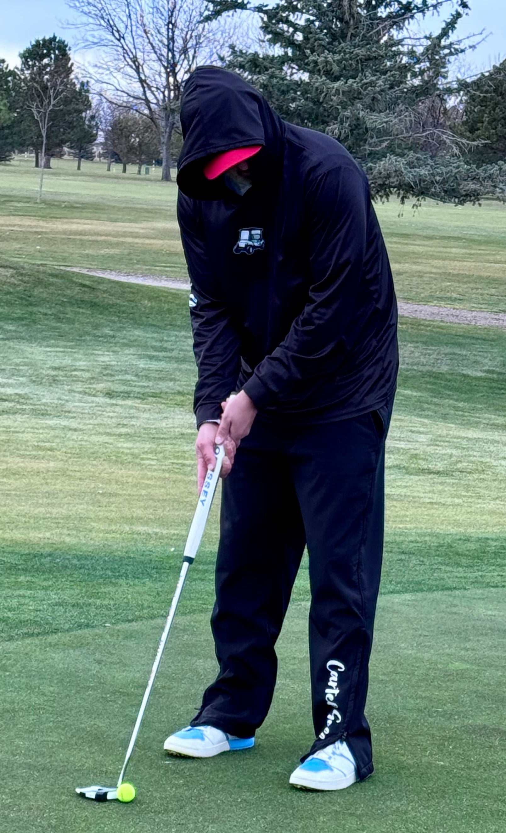 Lightweight Long Sleeve Hooded Shirt "Black"