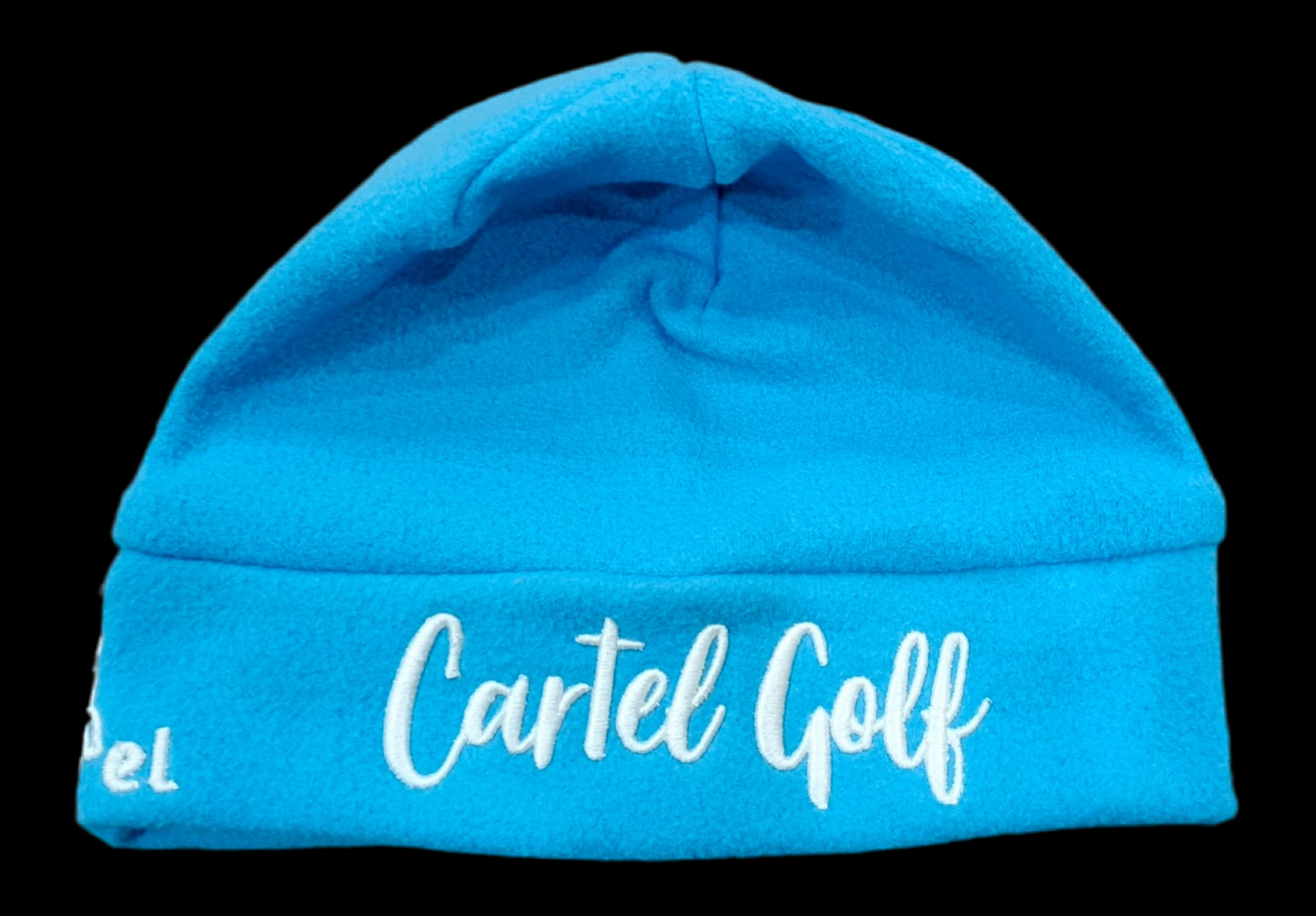 Light Blue Fleece Beanie "Cartel Golf"