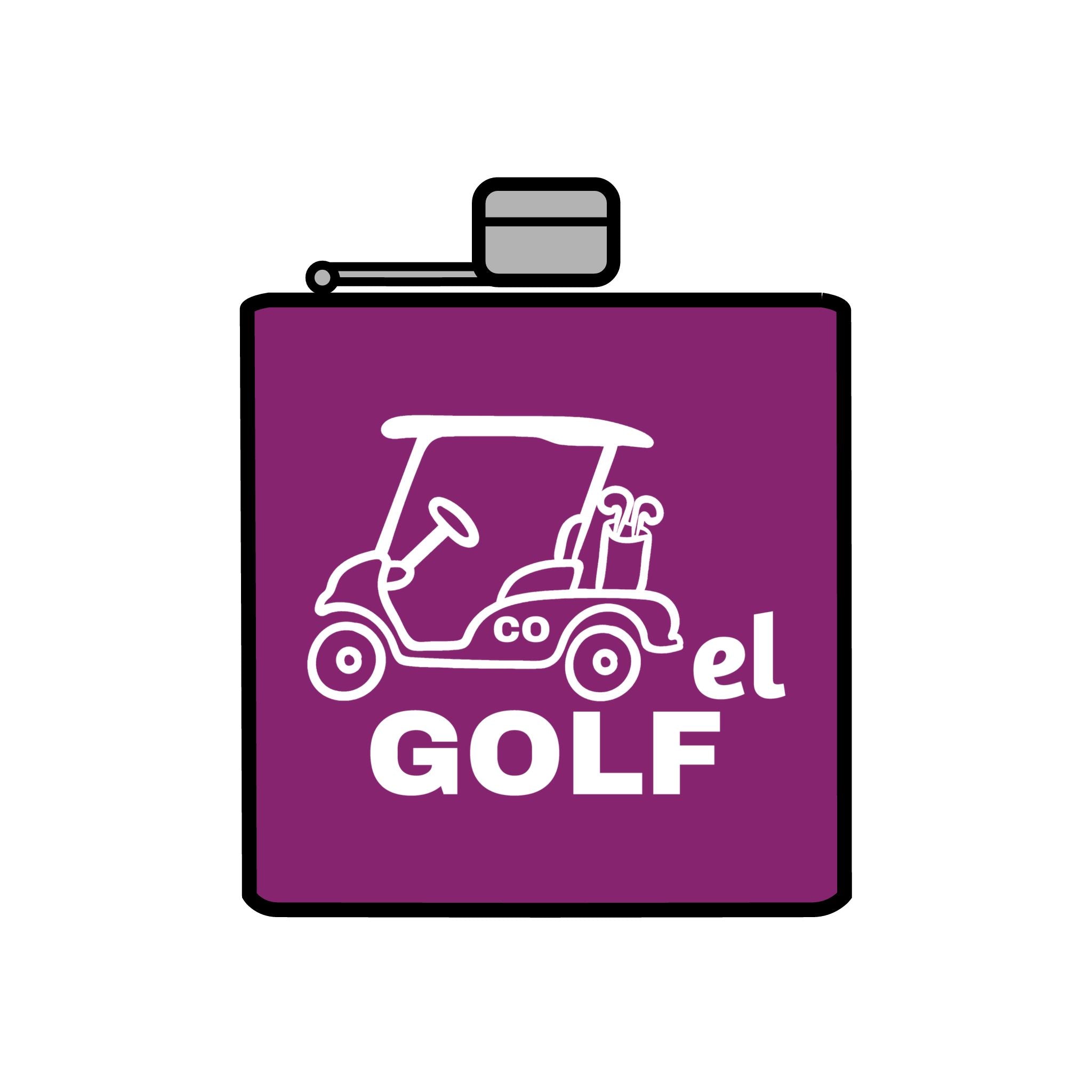 Cartel Golf Stainless Steel Flask, 6oz