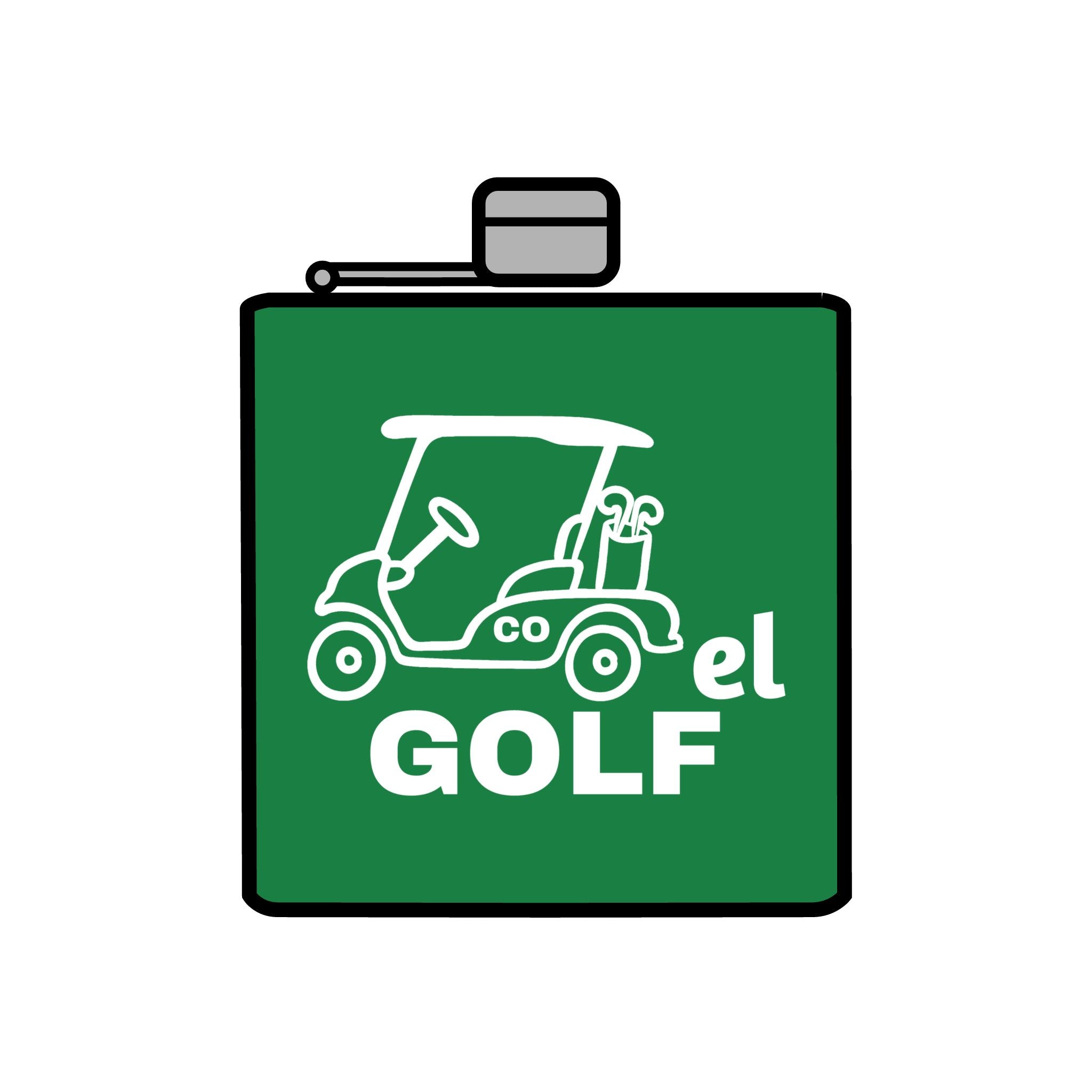 Cartel Golf Stainless Steel Flask, 6oz