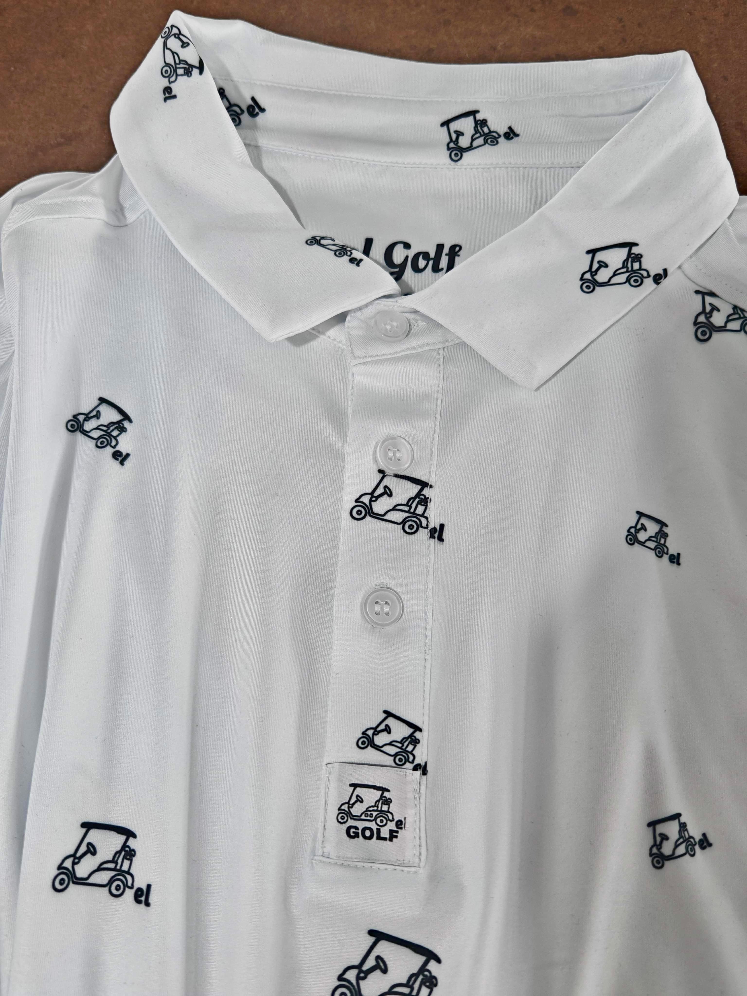 Cartel Golf's Signature White Polo