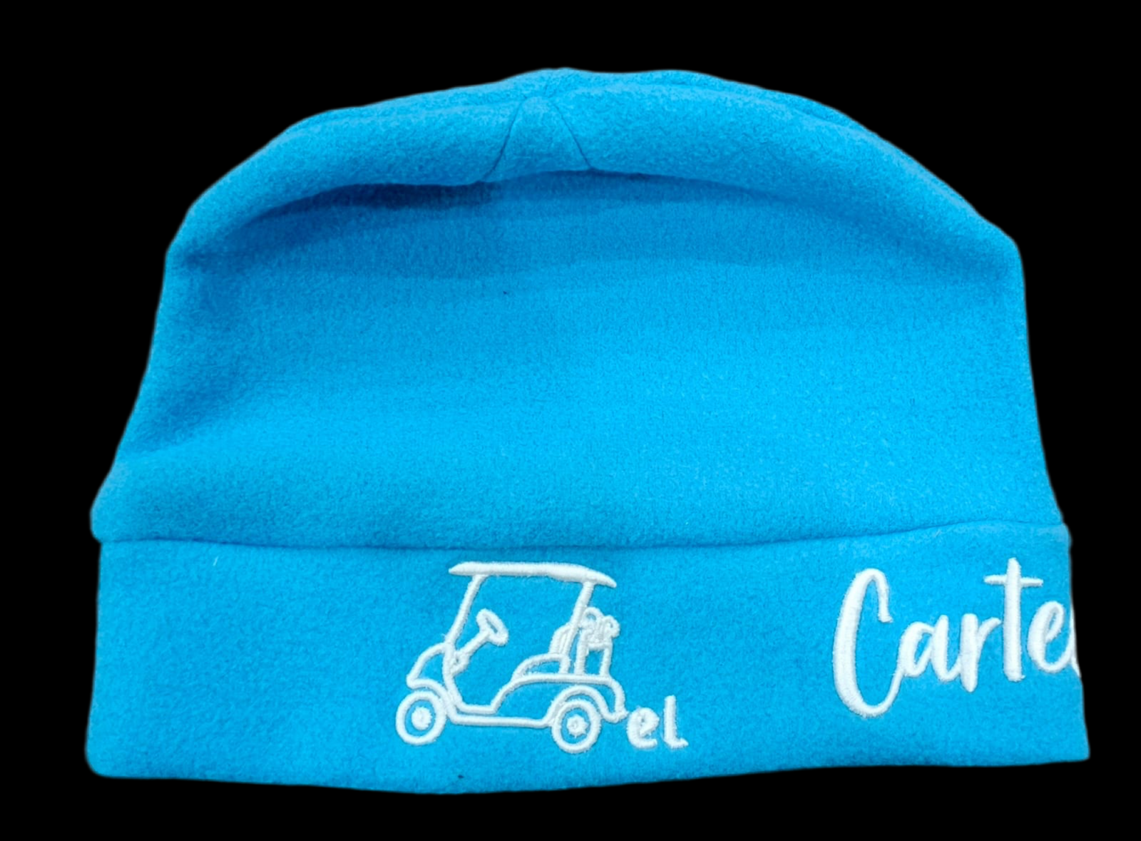 Light Blue Fleece Beanie "Cartel Golf"