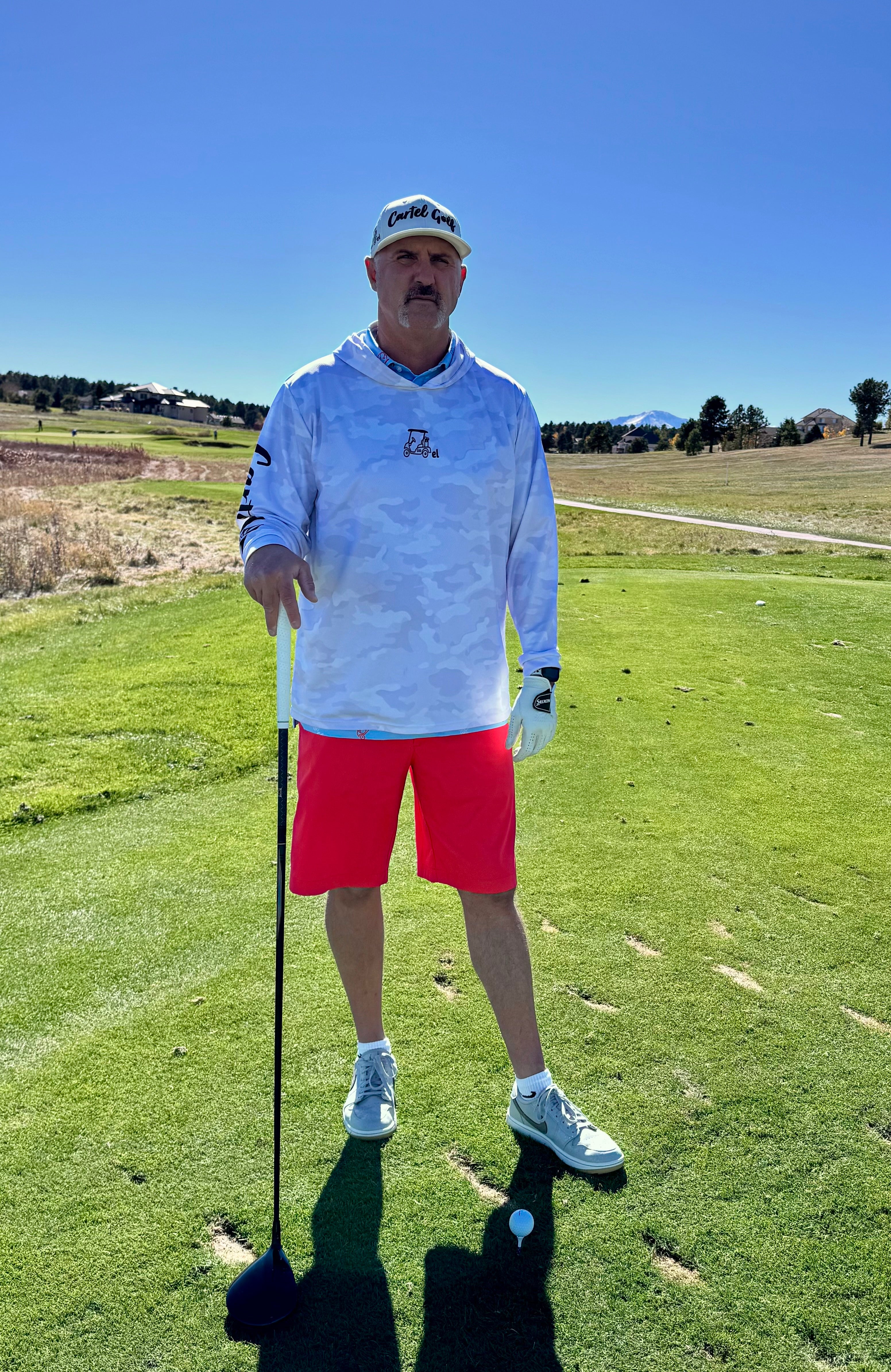 Lightweight Long Sleeve Hooded Shirt "Snow Camo"