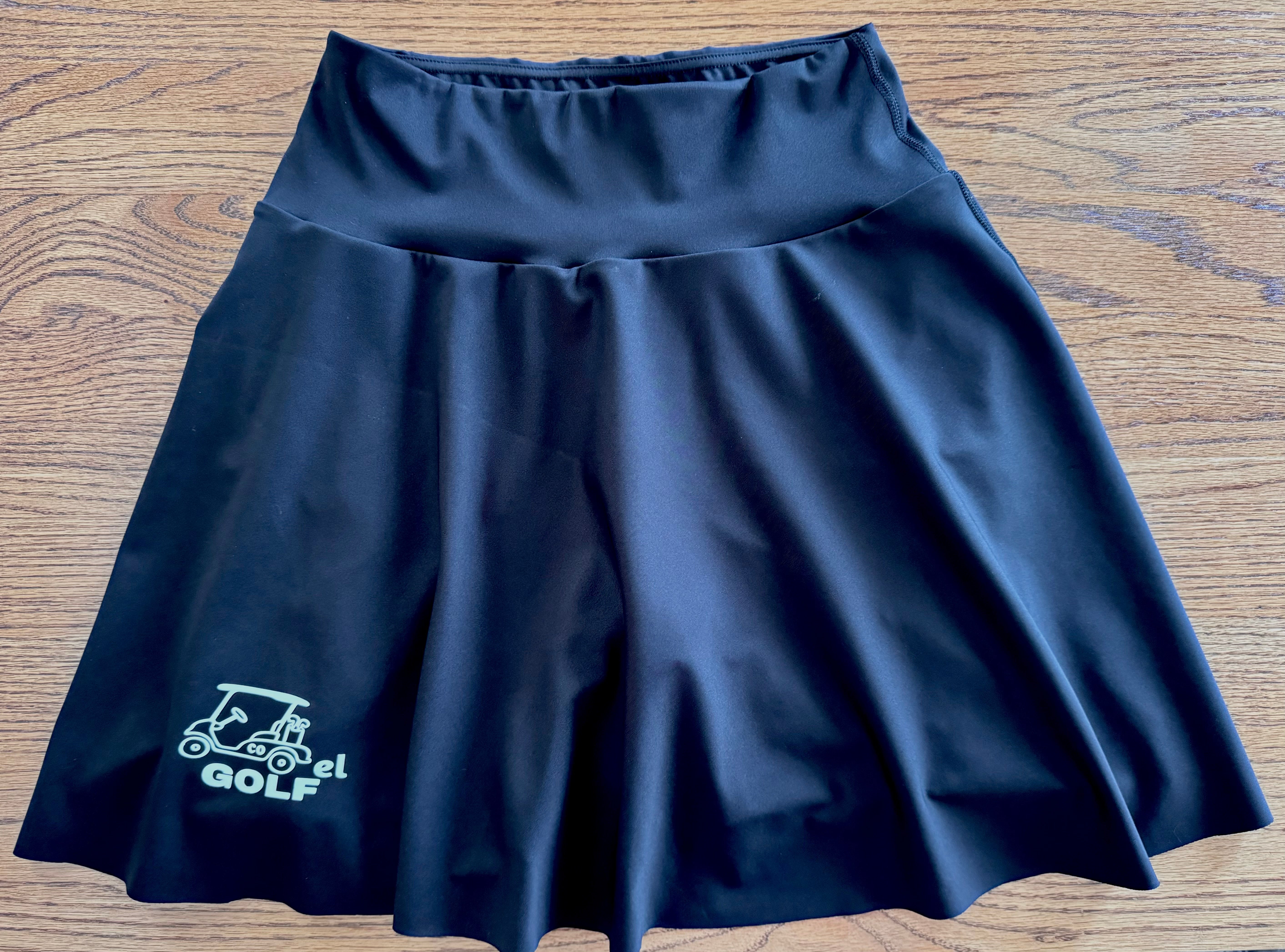 Cartel Golf Black Skirt w/Shorts