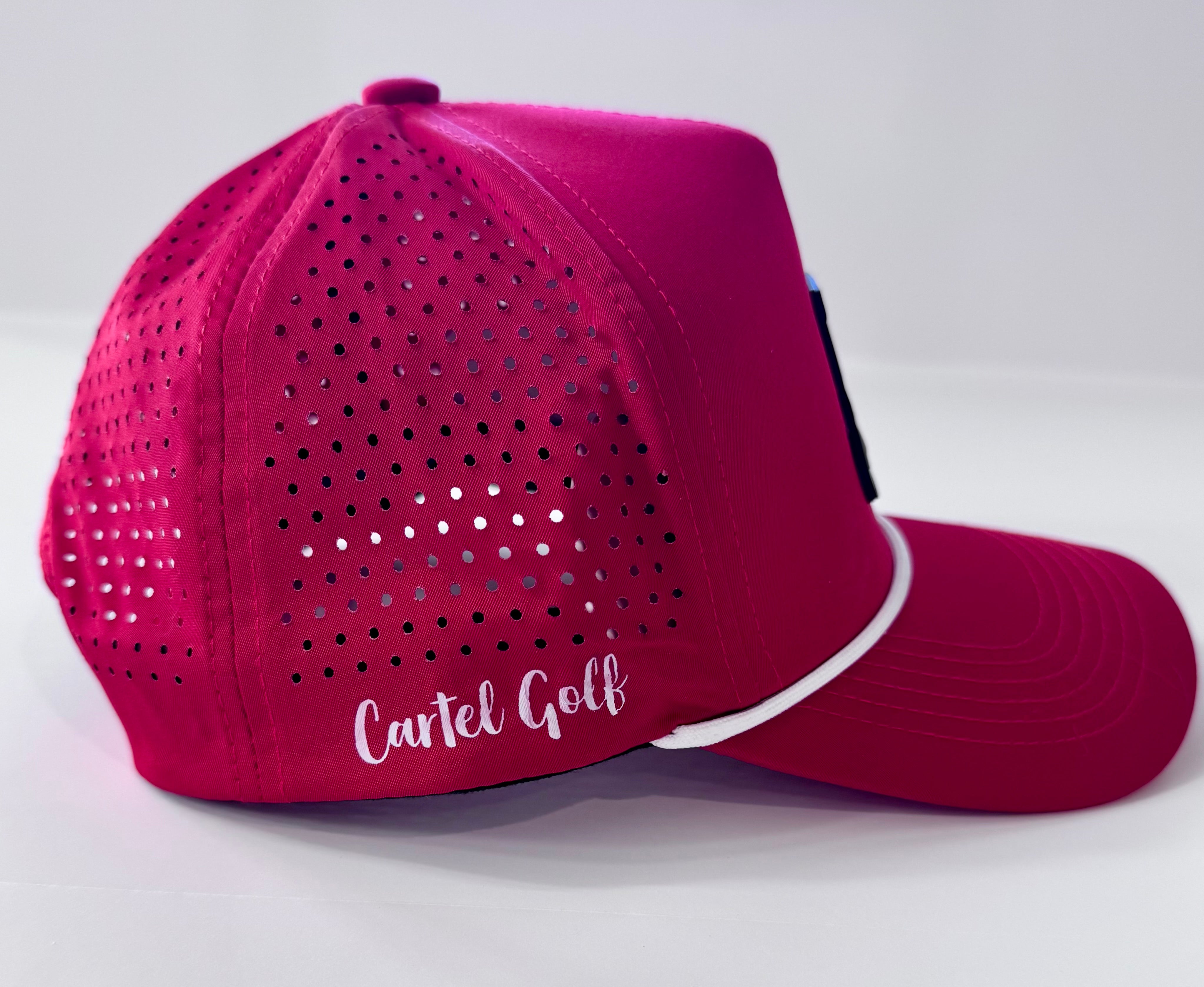 Red Rope Hat w/Rubber Cart