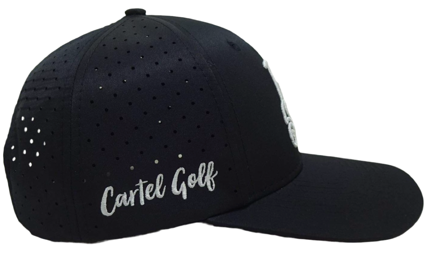 Cartel Golf Signature Black Polyester Hat