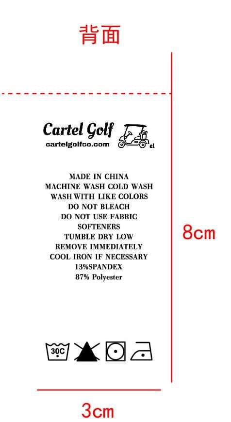 Cartel Golf's Signature White Polo