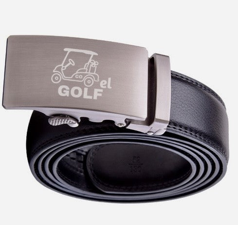 Adustable "Cartel Golf" Black Click Belt