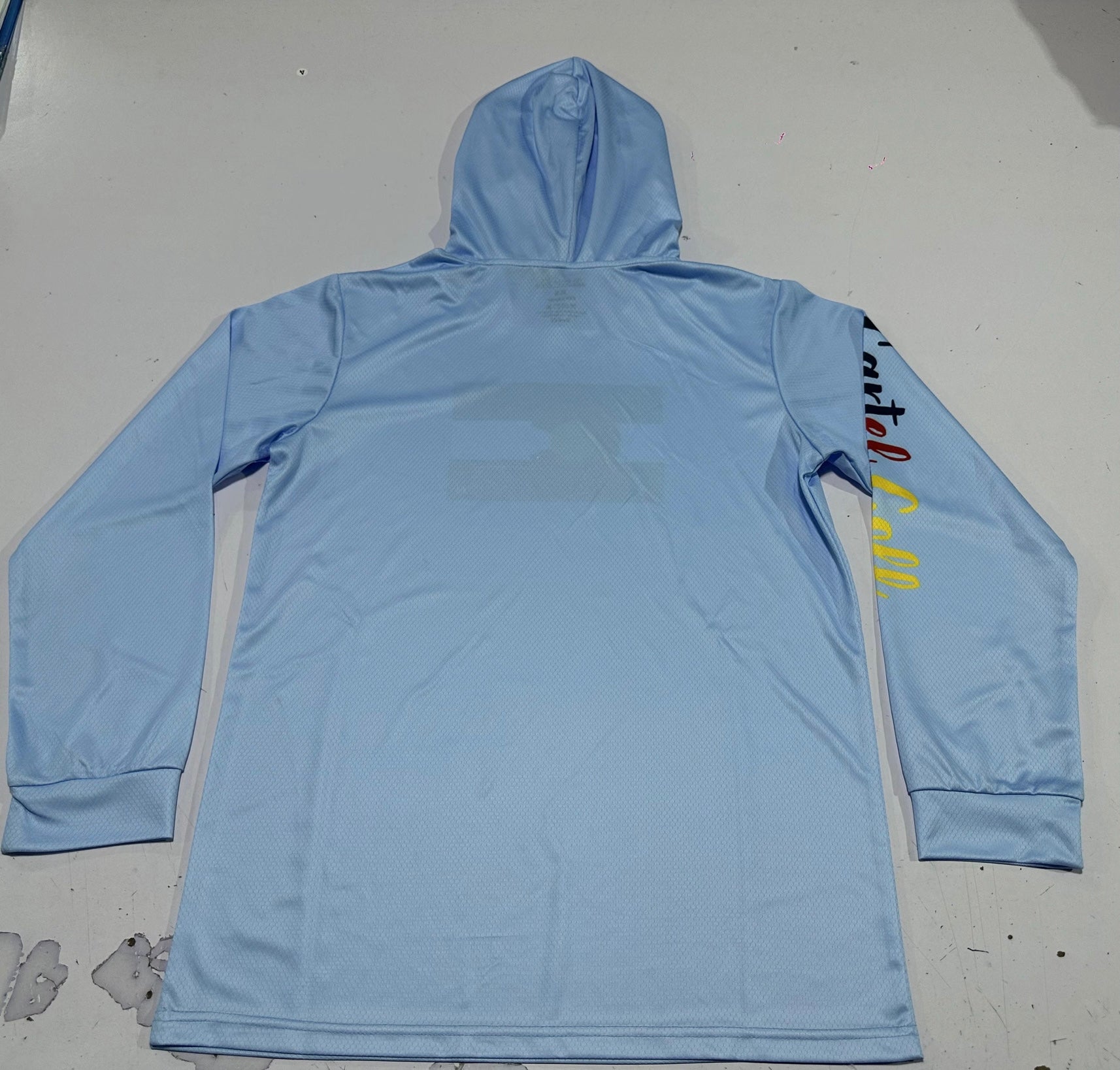 Lightweight Long Sleeve Hooded Shirt "Baby Blue Colorado Pride"