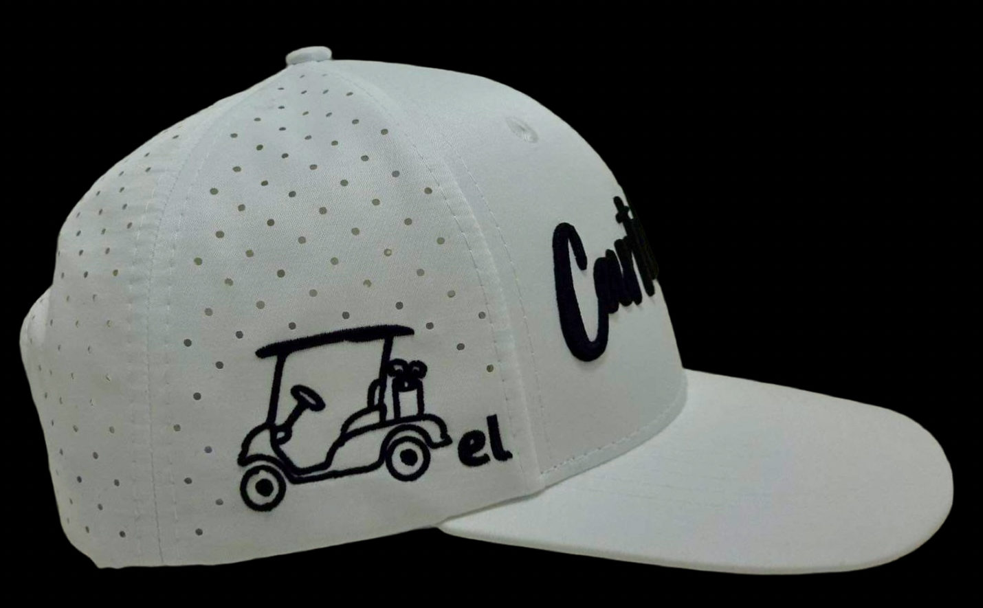 Cartel Golf Signature White Polyester Hat