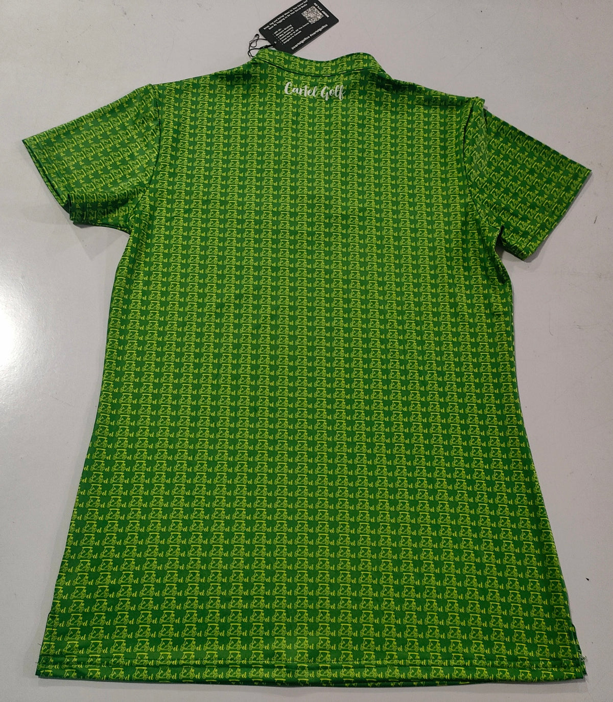 Green w/Yellow Carts Polo