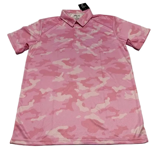 Pink Camo Polo