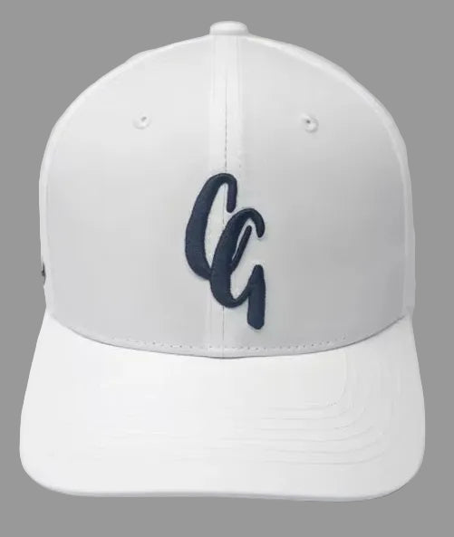 White "CG" Polyester Hat