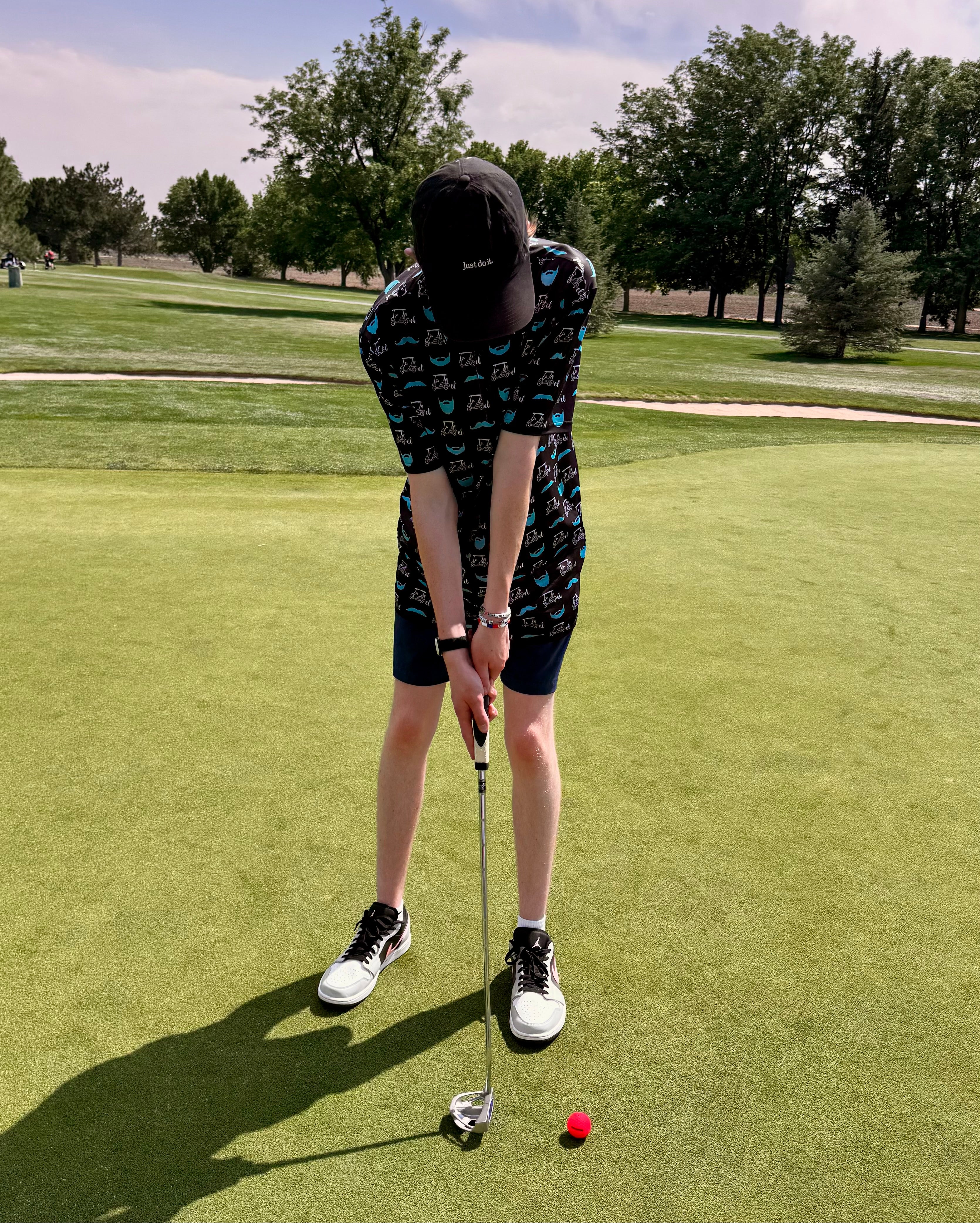 "Beards" Black Polo