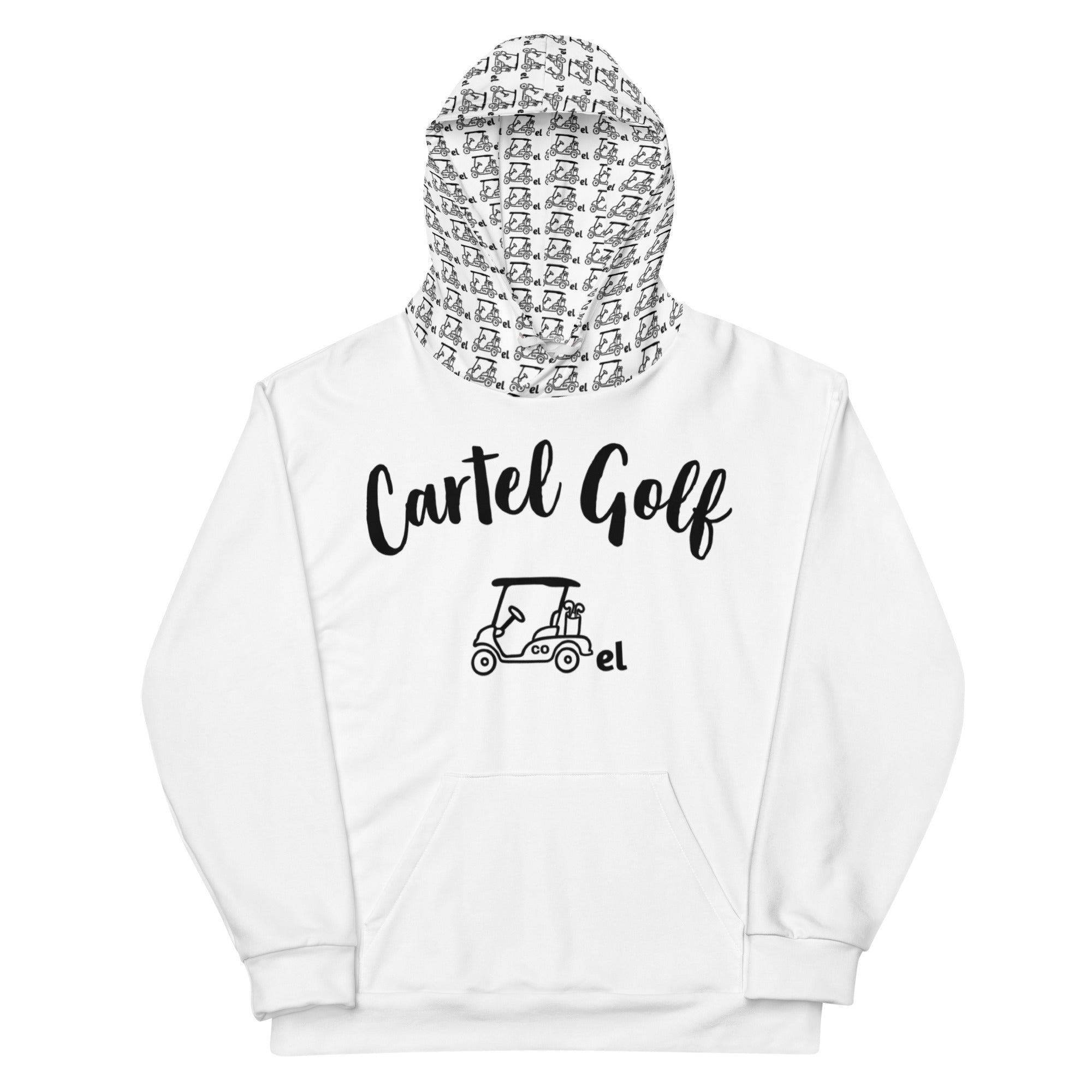 Unisex Hoodie "Cartel Golf's Signature White"