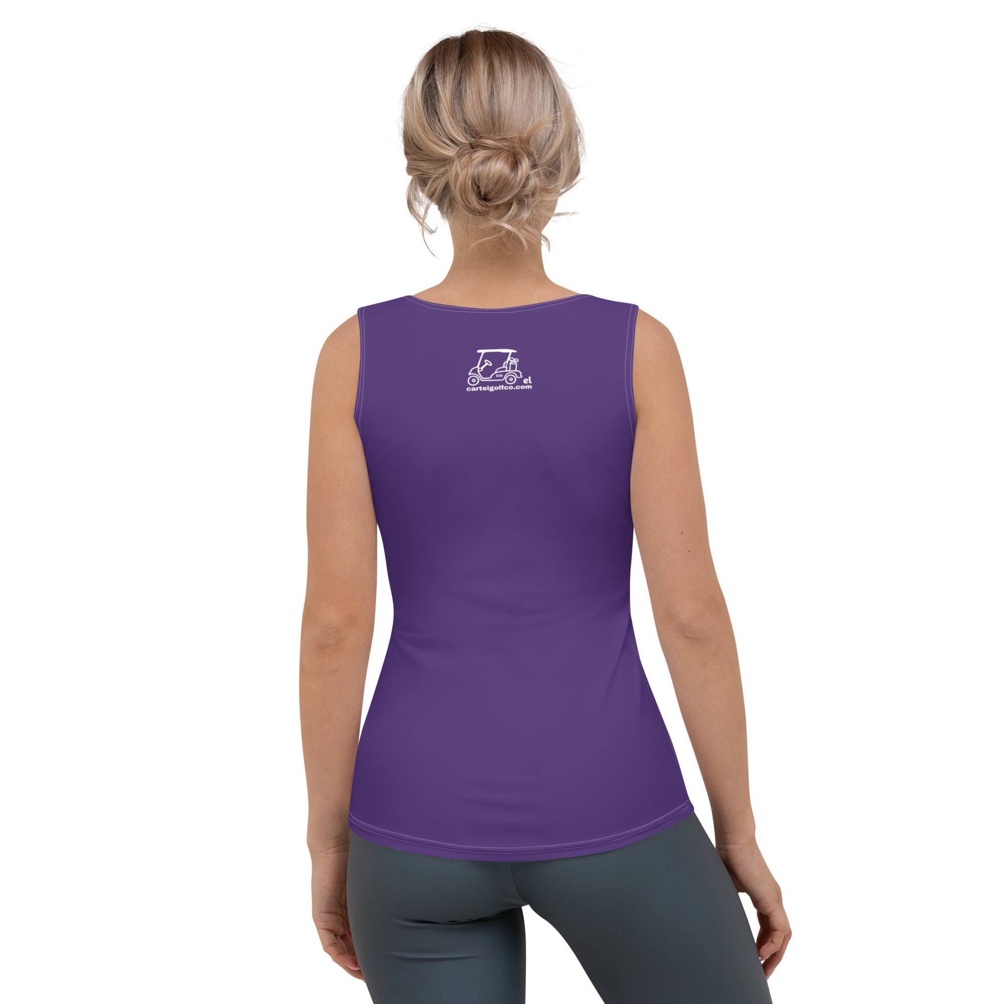 Women's Purple Tank Top "Cartel Golf"