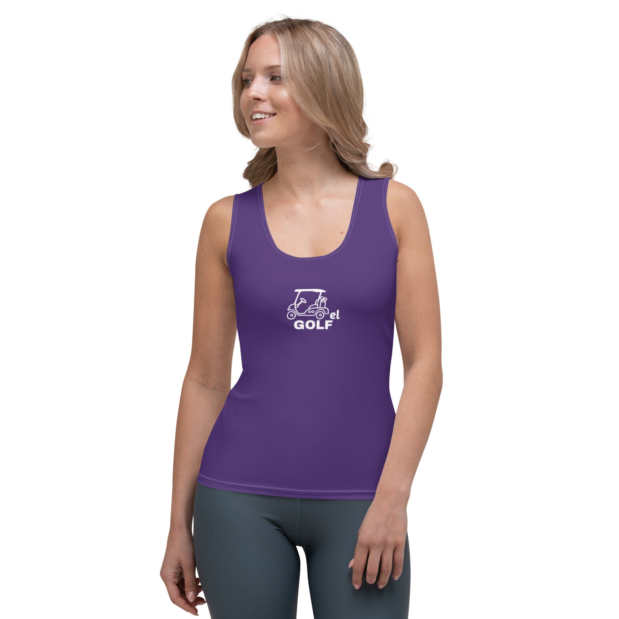 Women's Purple Tank Top "Cartel Golf"