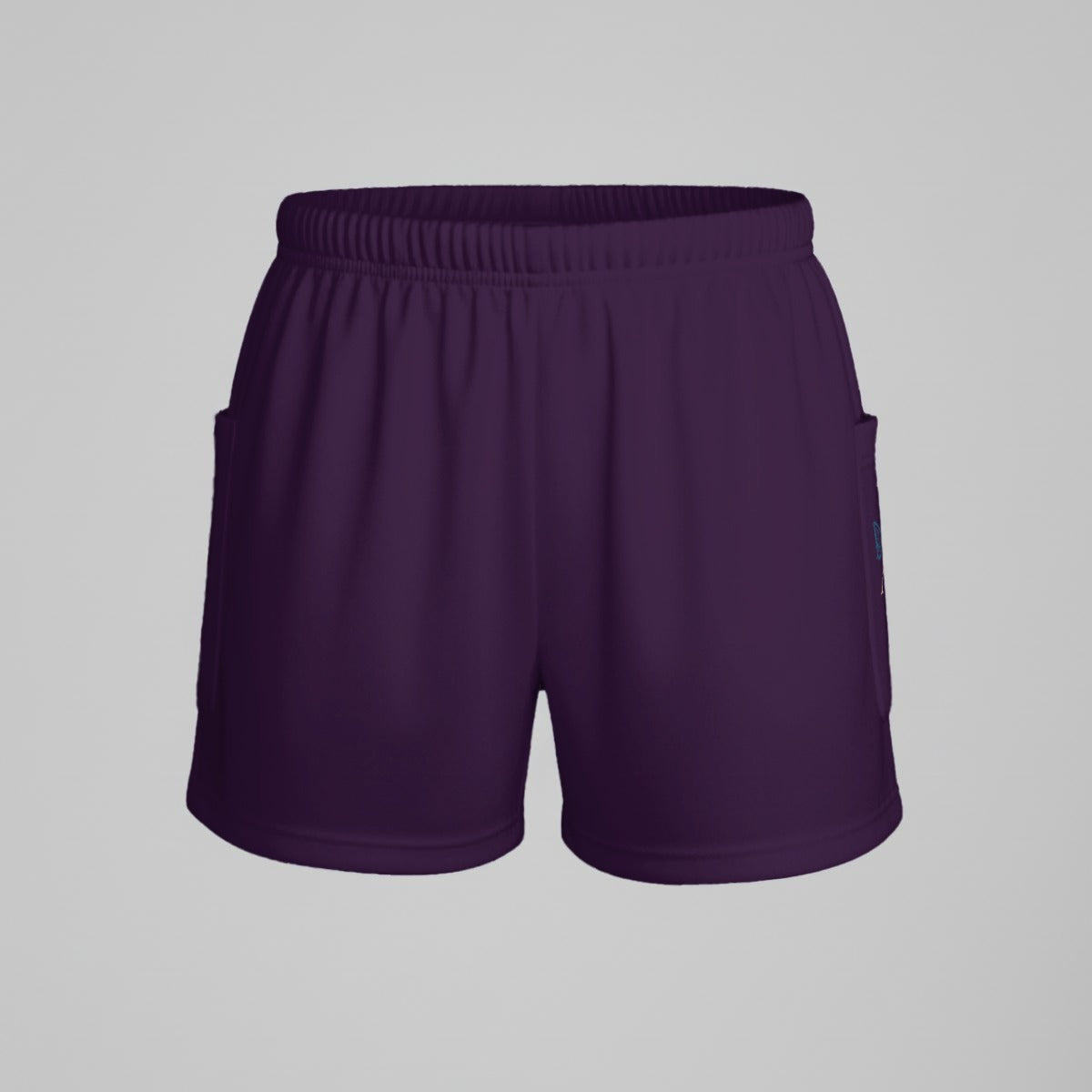 Cartel Golf women's deep plum golf shorts with elastic waistband — matching shorts for polo dress set