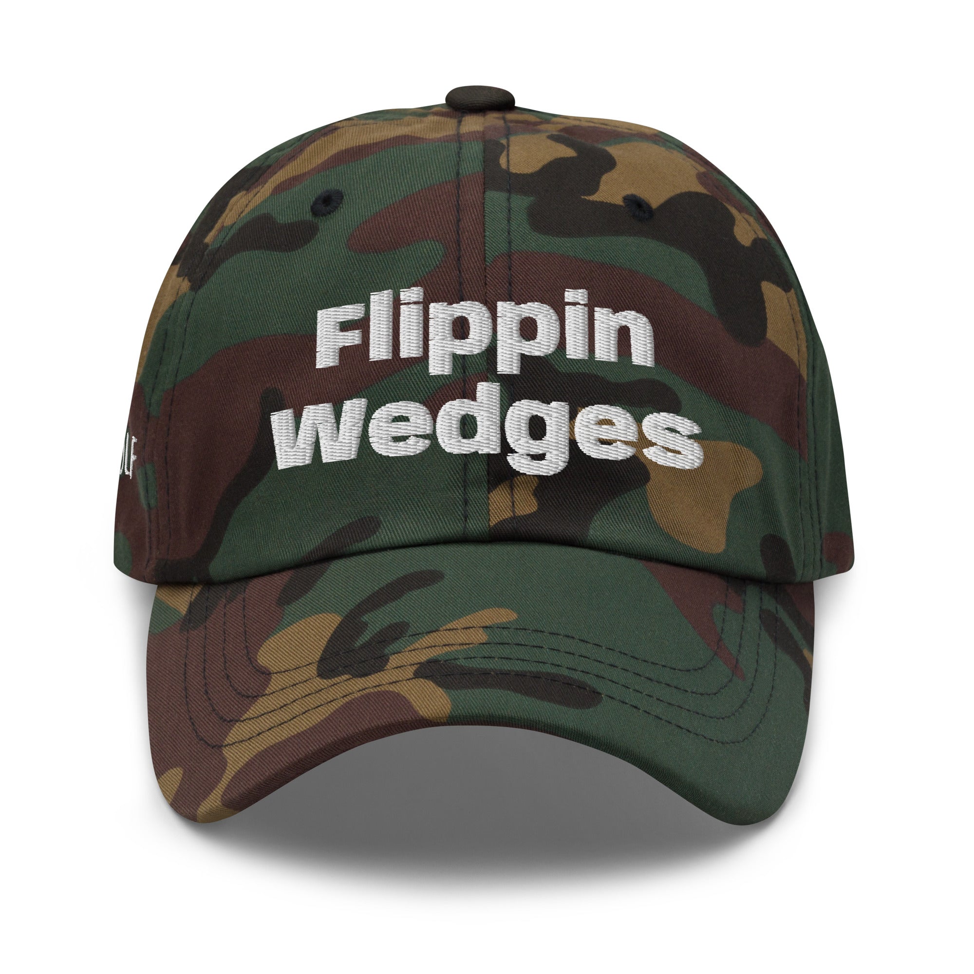 Dad hat “Flippin Wedges”