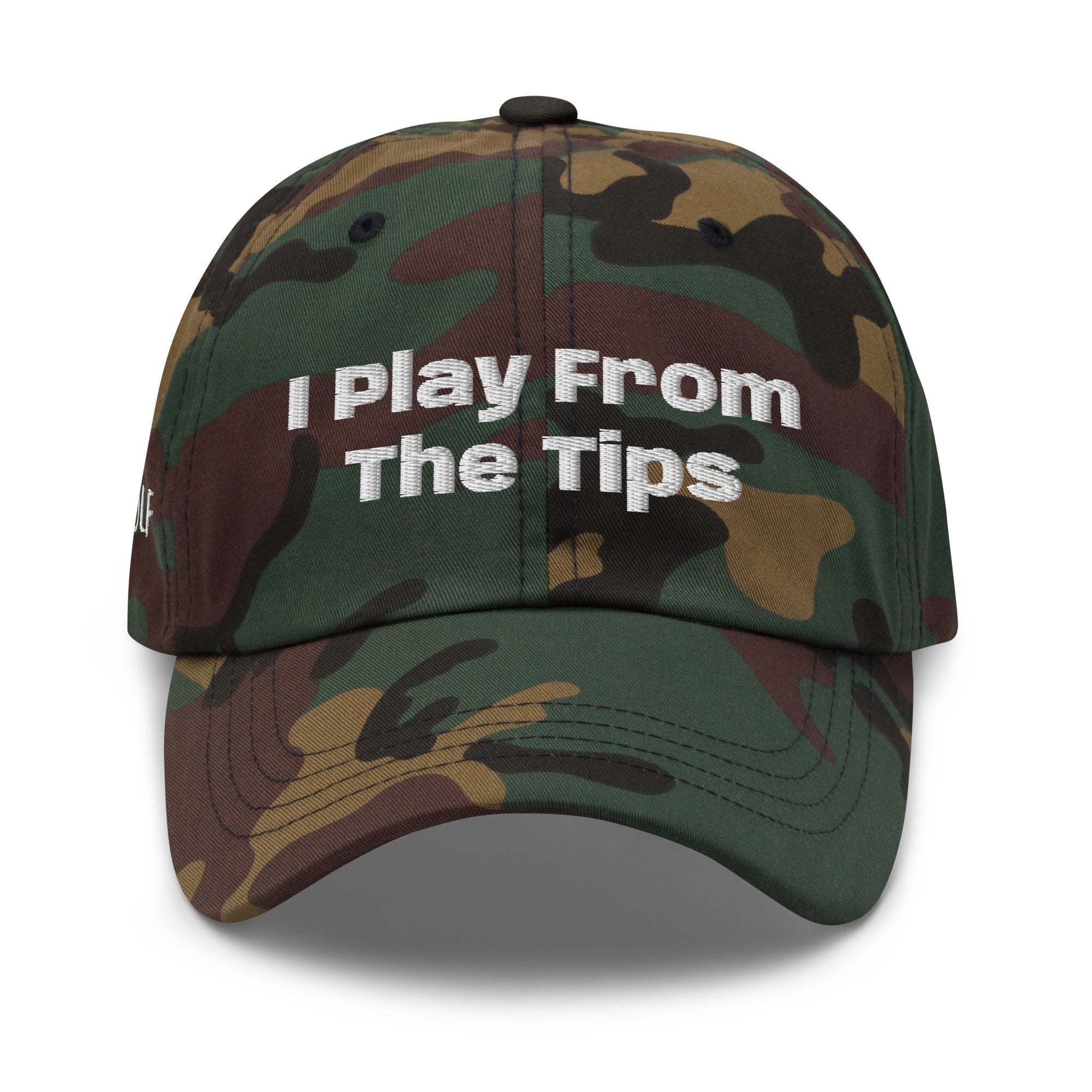 Dad hat “I play from the Tips”