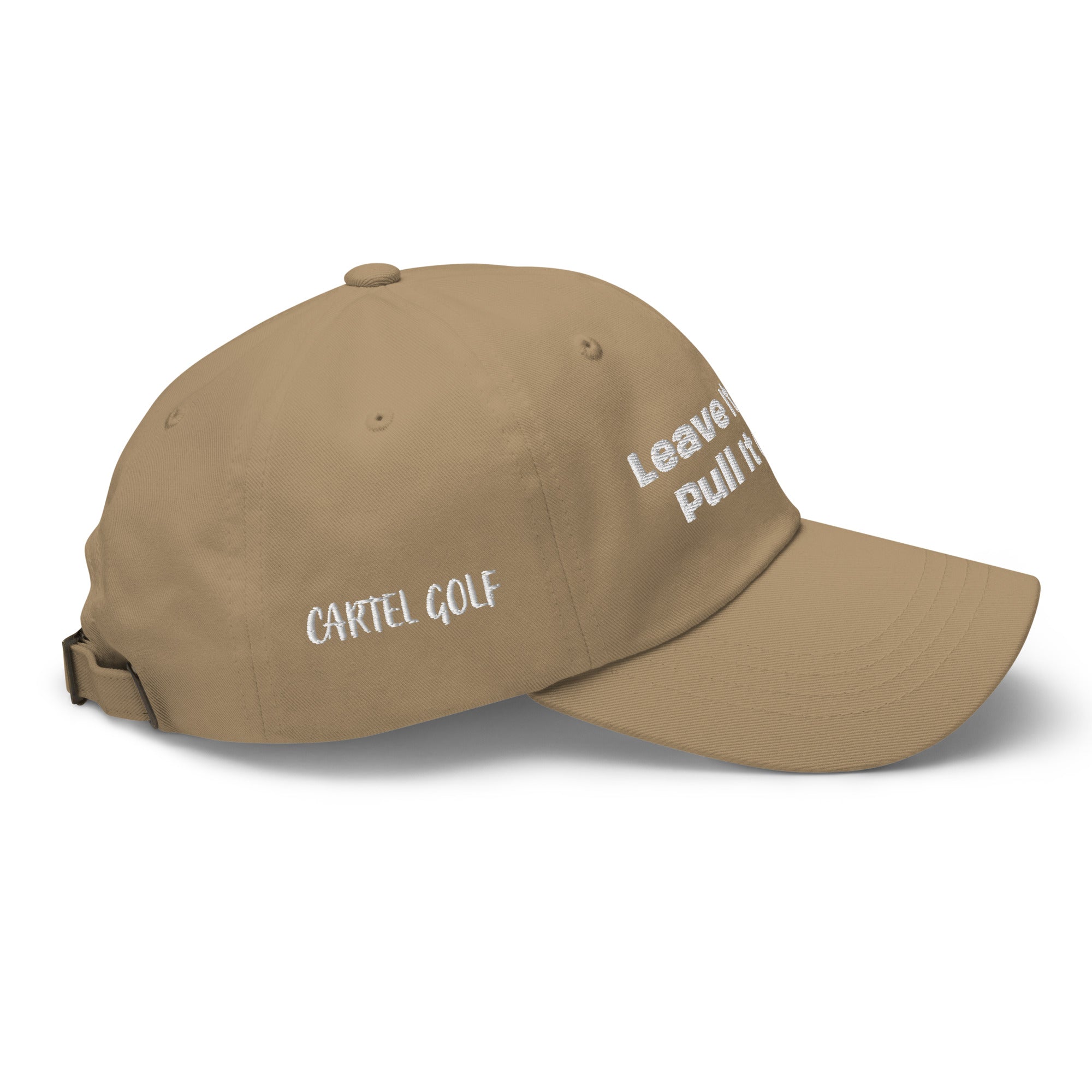 Dad hat “Leave it in or pull it Out?”