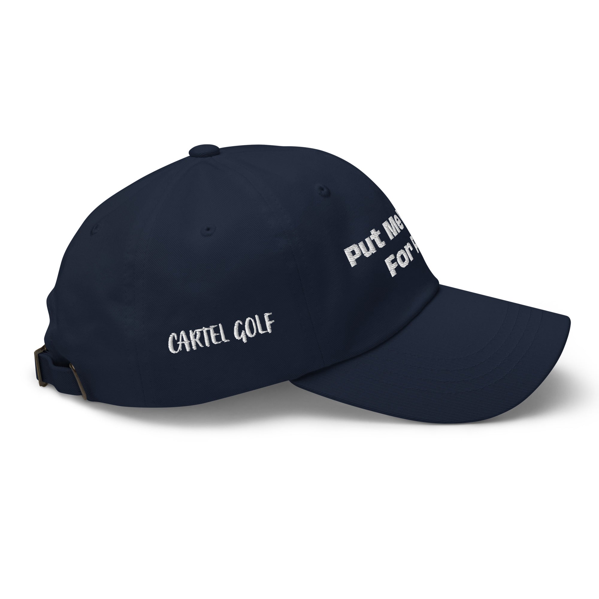 Dad hat “Put me down for Par”