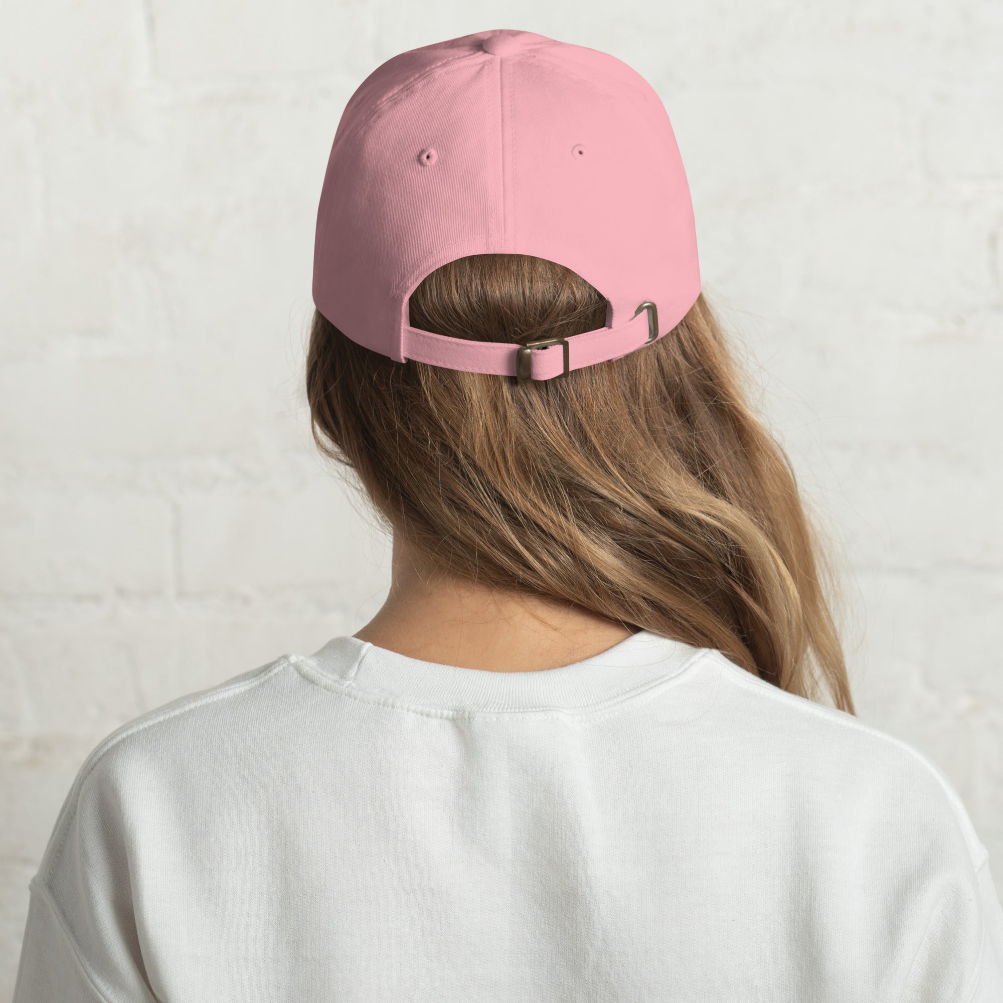 Dad hat "Breast Cancer Awarness"