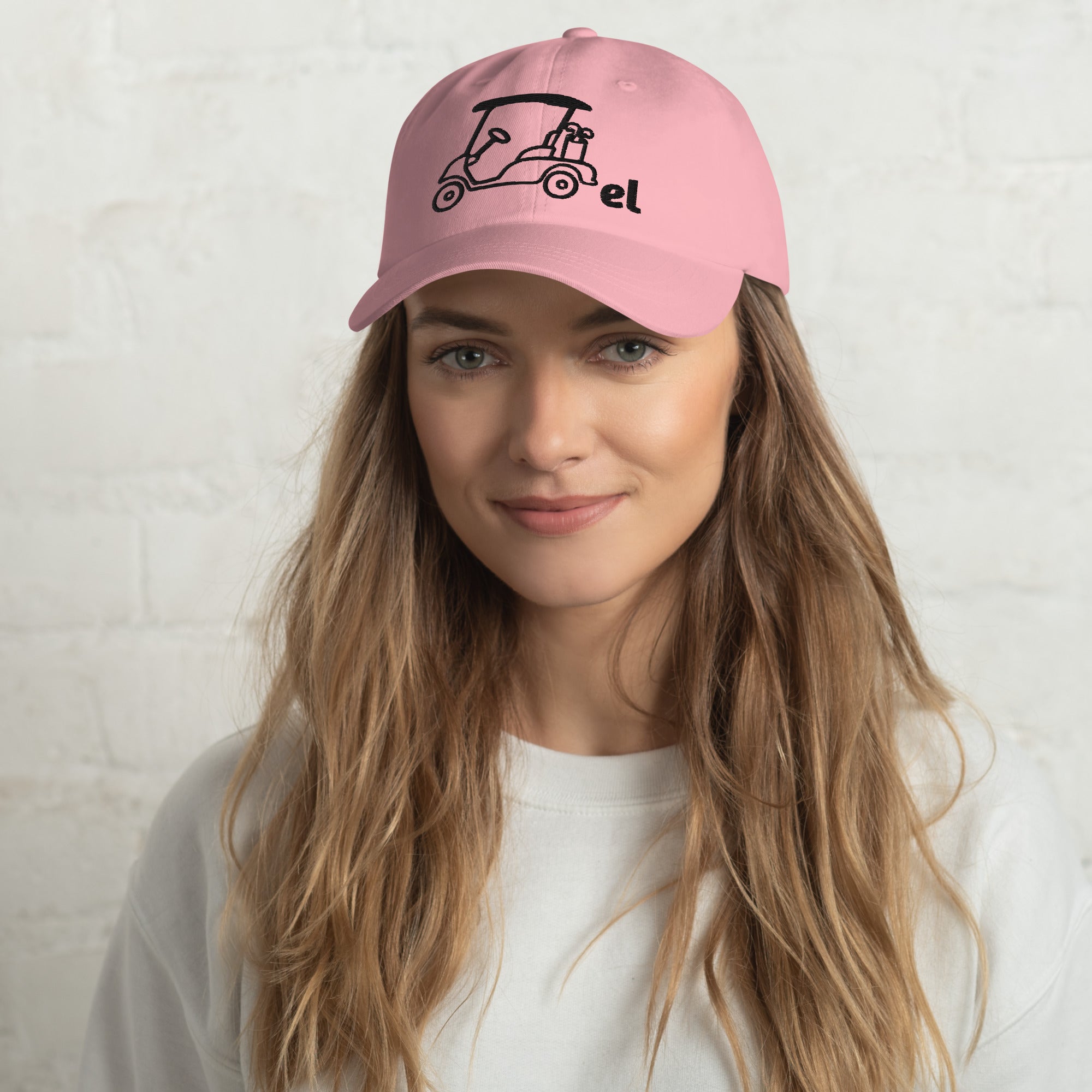 Dad hat "Breast Cancer Awarness"