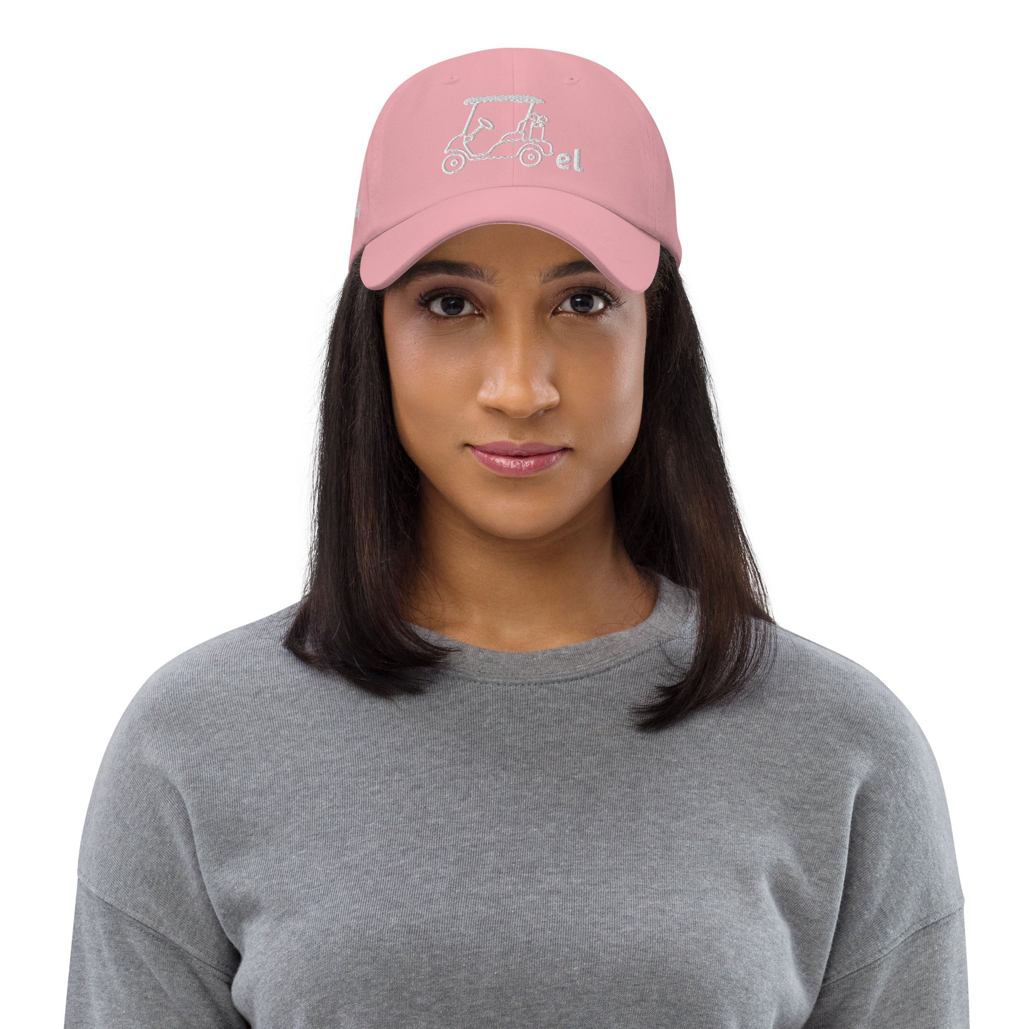 Dad hat "Breast Cancer Awarness"