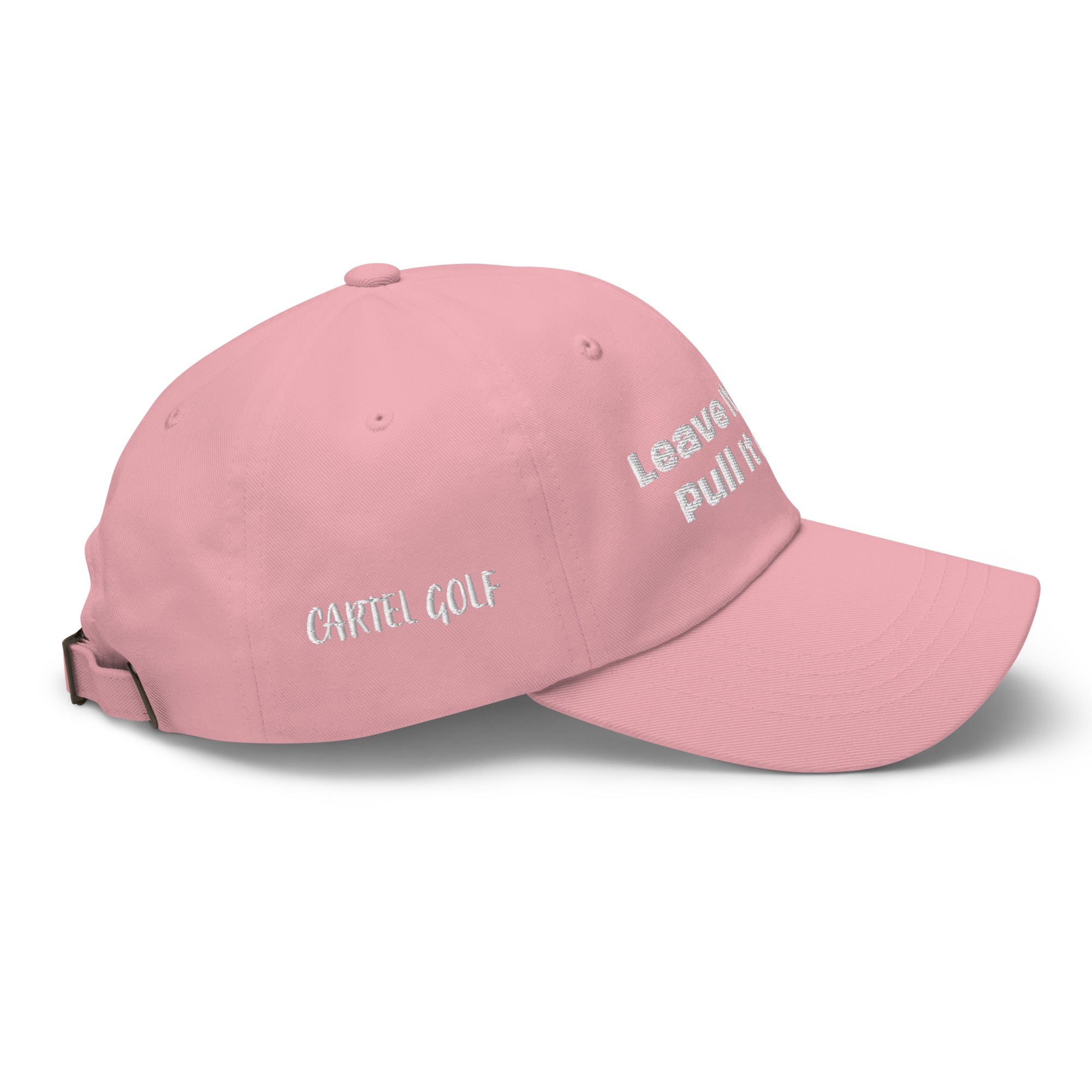 Dad hat “Leave it in or pull it Out?”