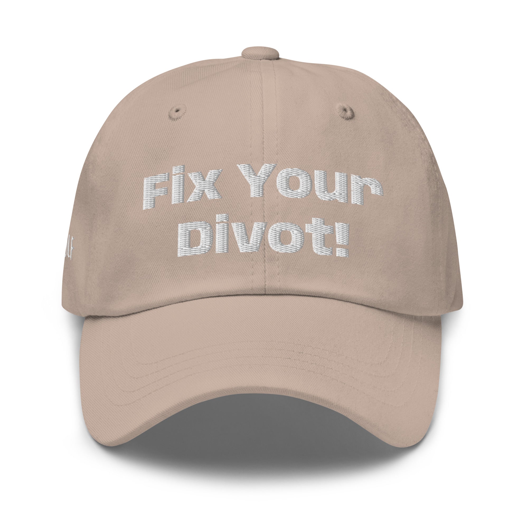 Dad hat "Fix your Divot!"