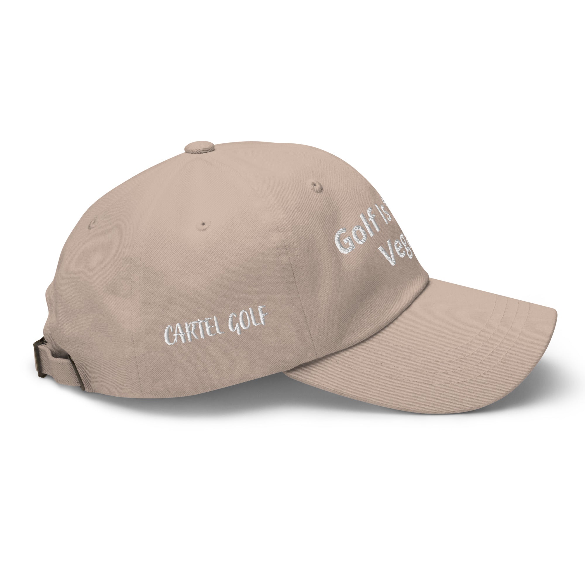 Dad hat “Vegan”