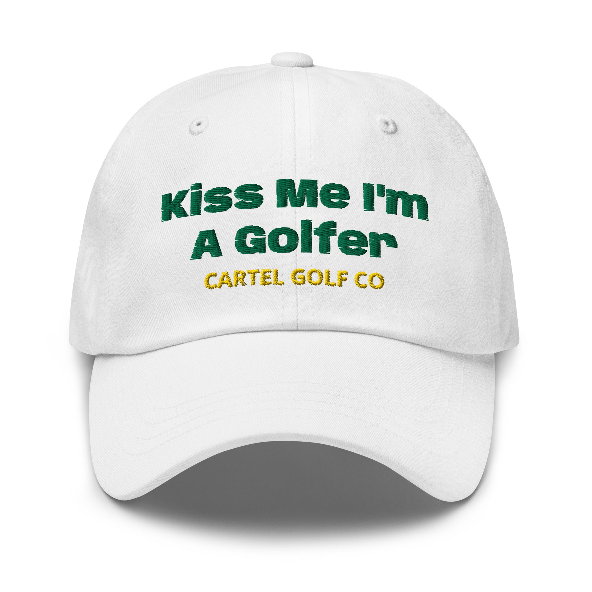 Dad hat “Kiss Me I’m A Golfer”