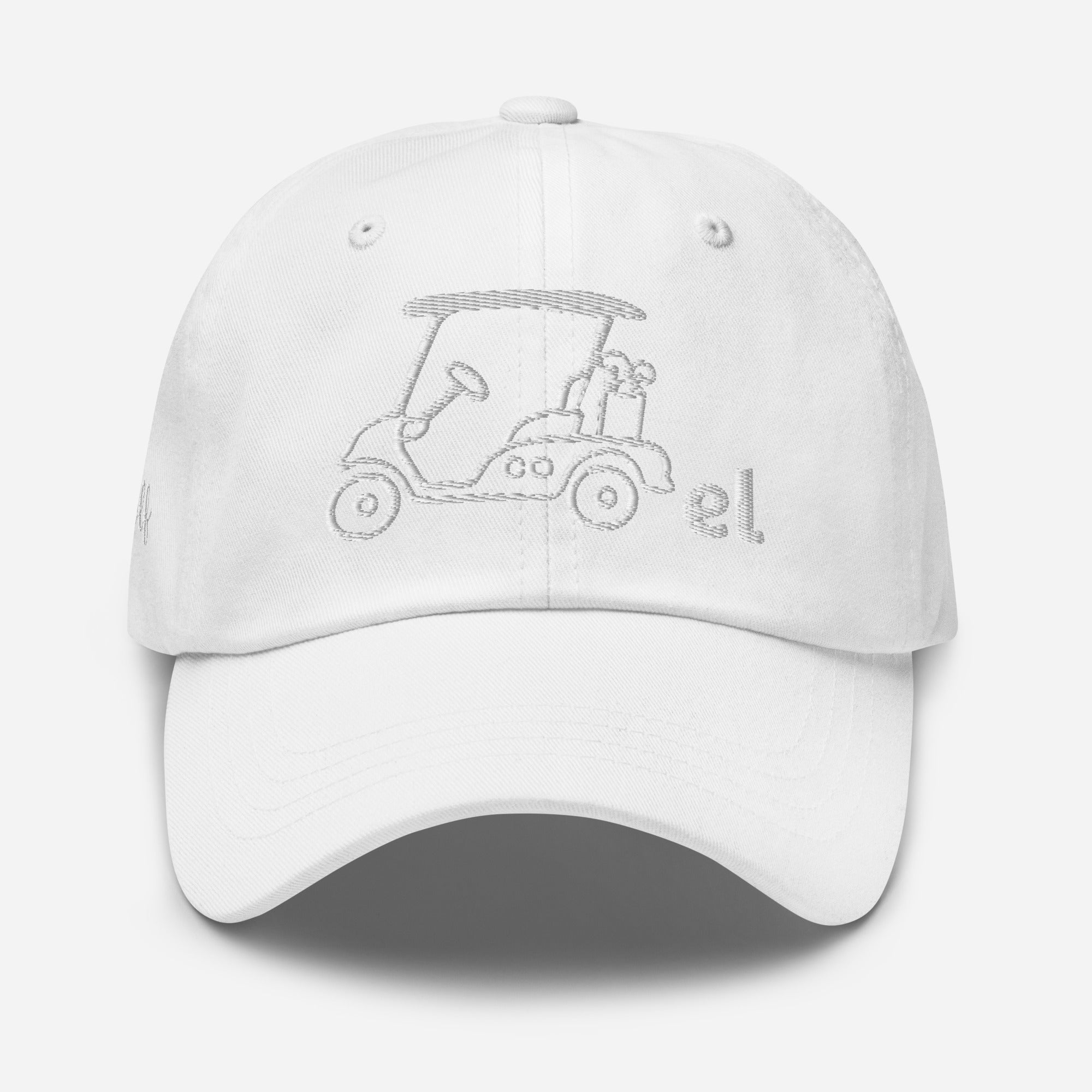 Dad hat  "Cartel Golf" White Out