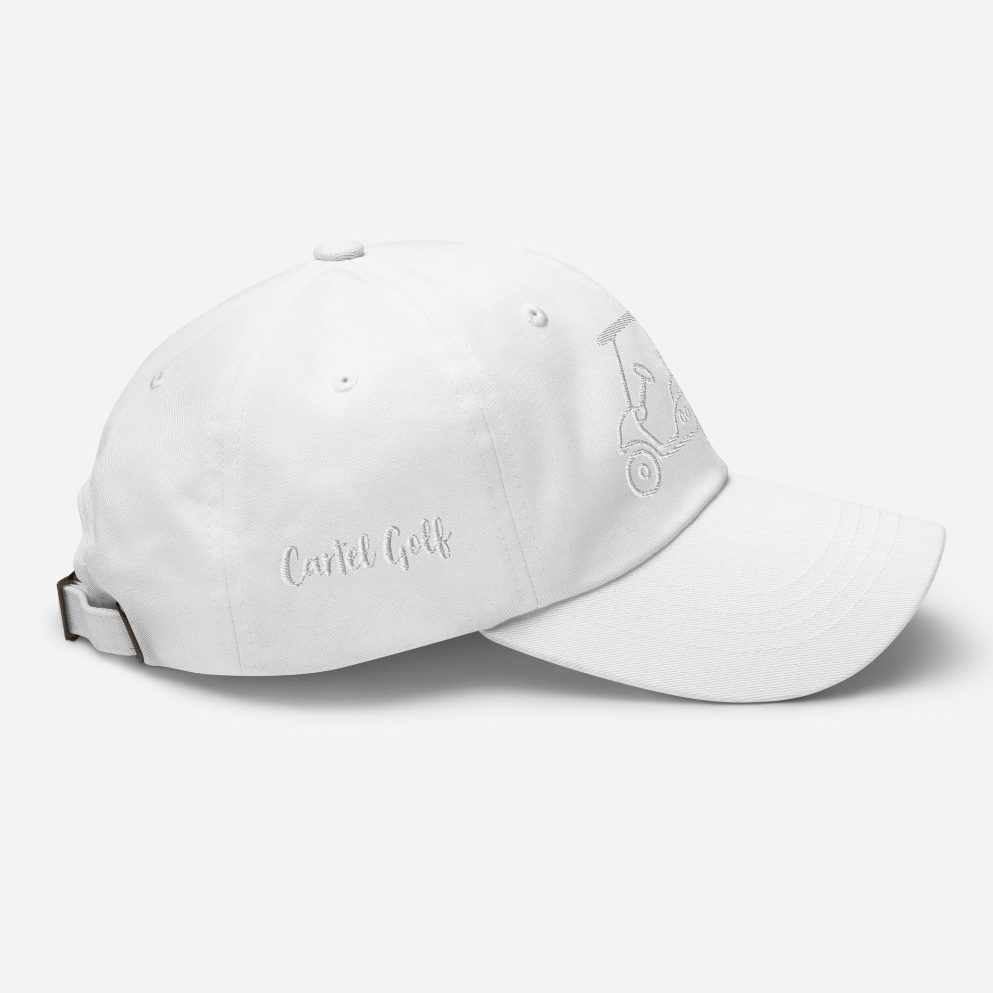 Dad hat  "Cartel Golf" White Out