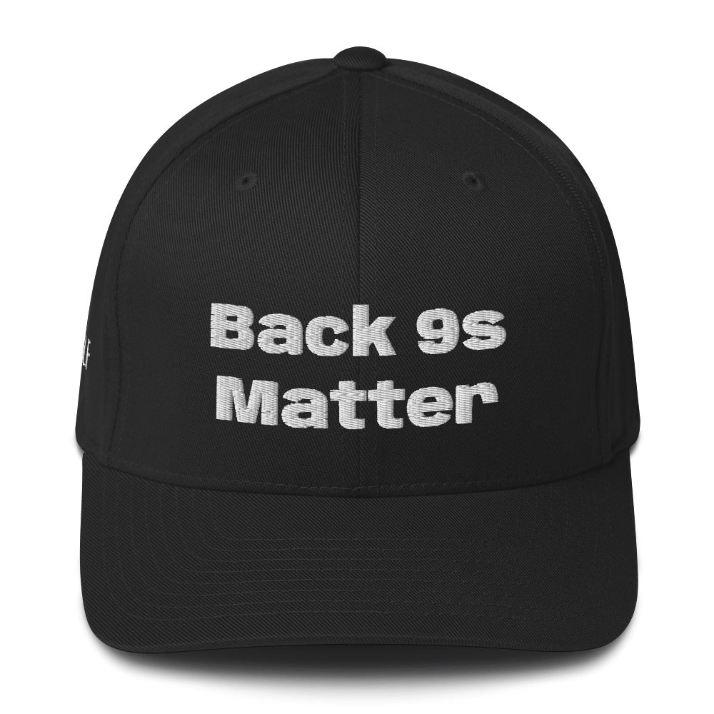 Structured Twill Cap "Back 9s Matter"