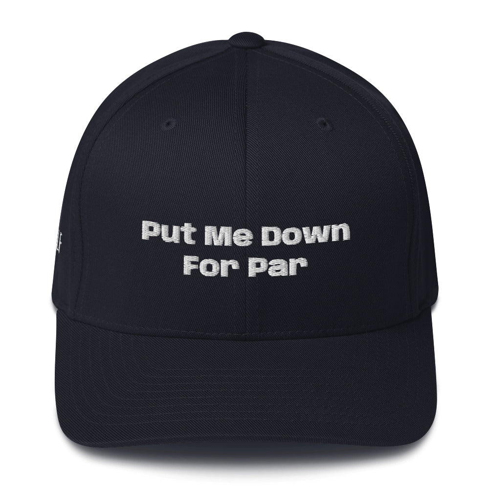 Structured Twill Cap “Put me down for Par”