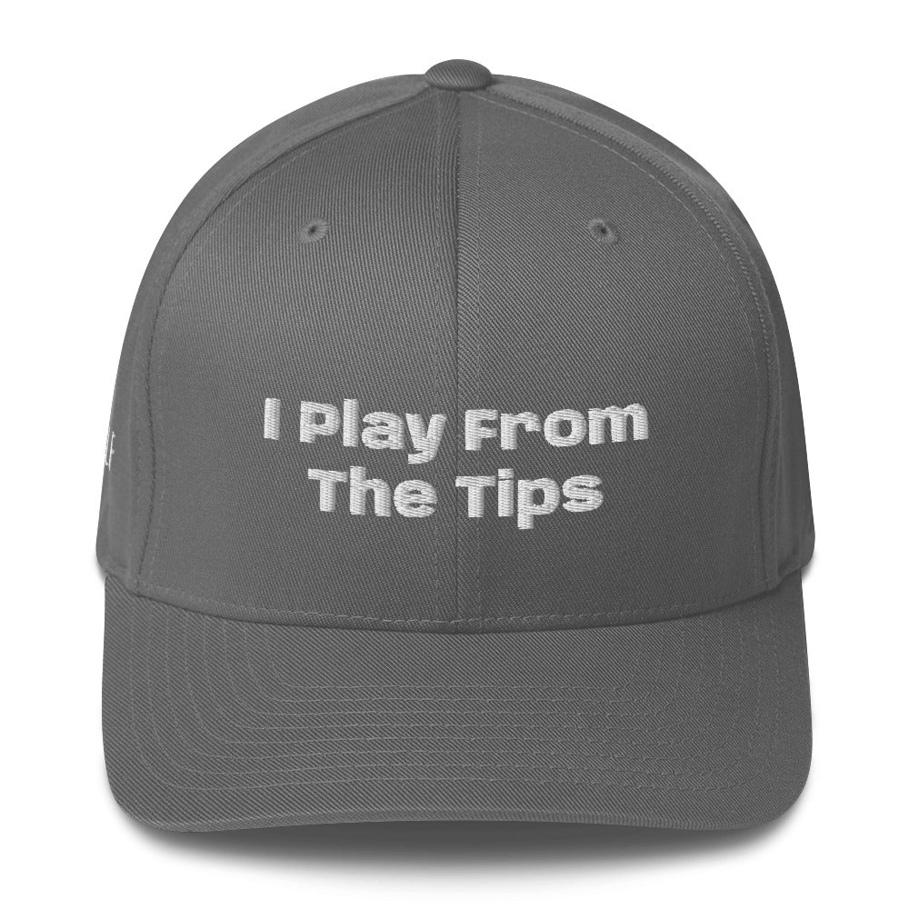 Structured Twill Cap “ I play from the Tips”