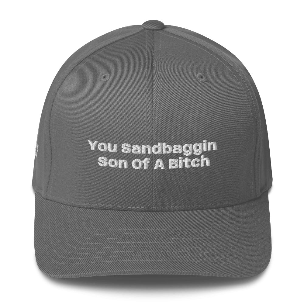 Structured Twill Cap “You Sandbaggin”