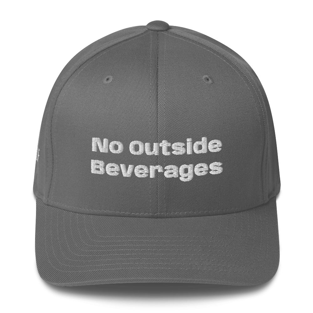 Structured Twill Cap “No Outside Beverages”