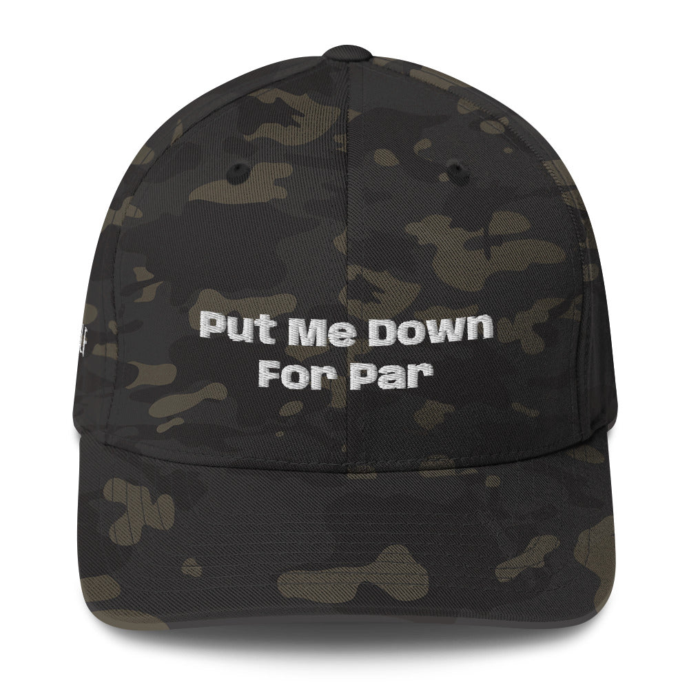 Structured Twill Cap “Put me down for Par”