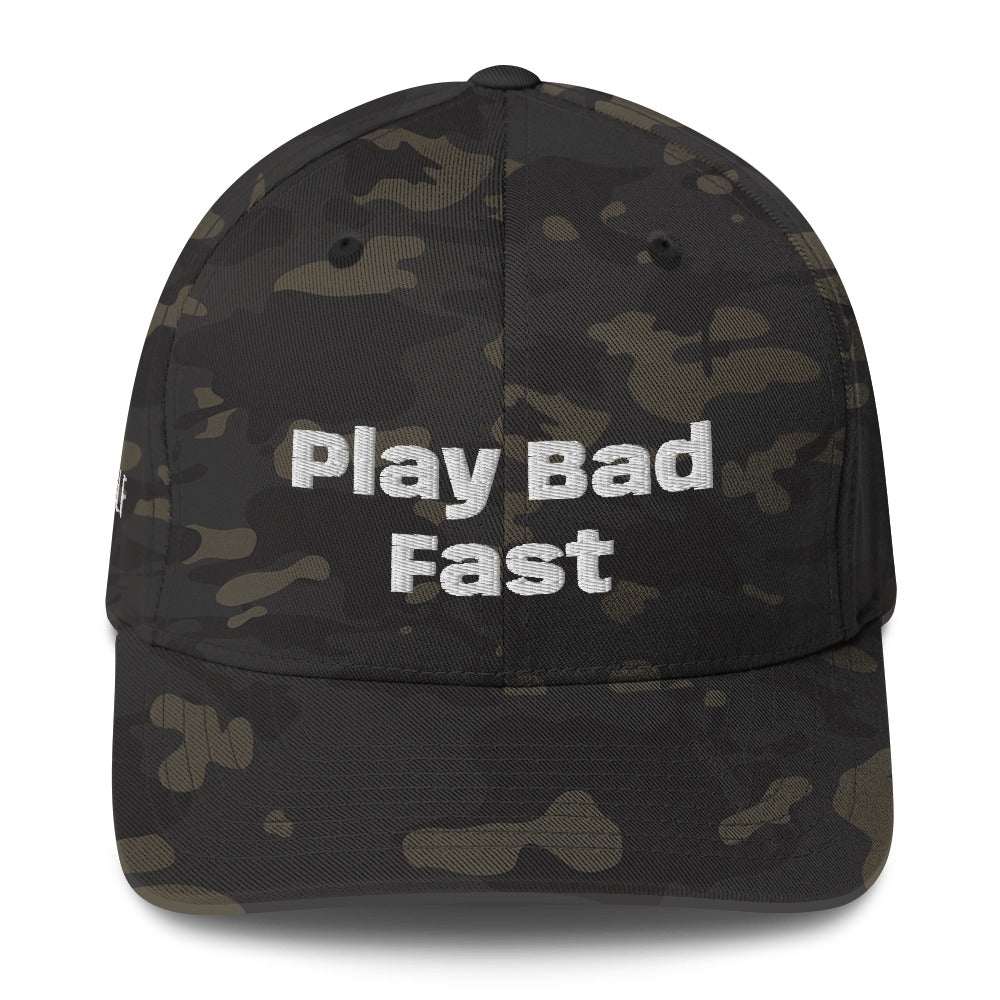 Structured Twill Cap "Play Bad Fast"