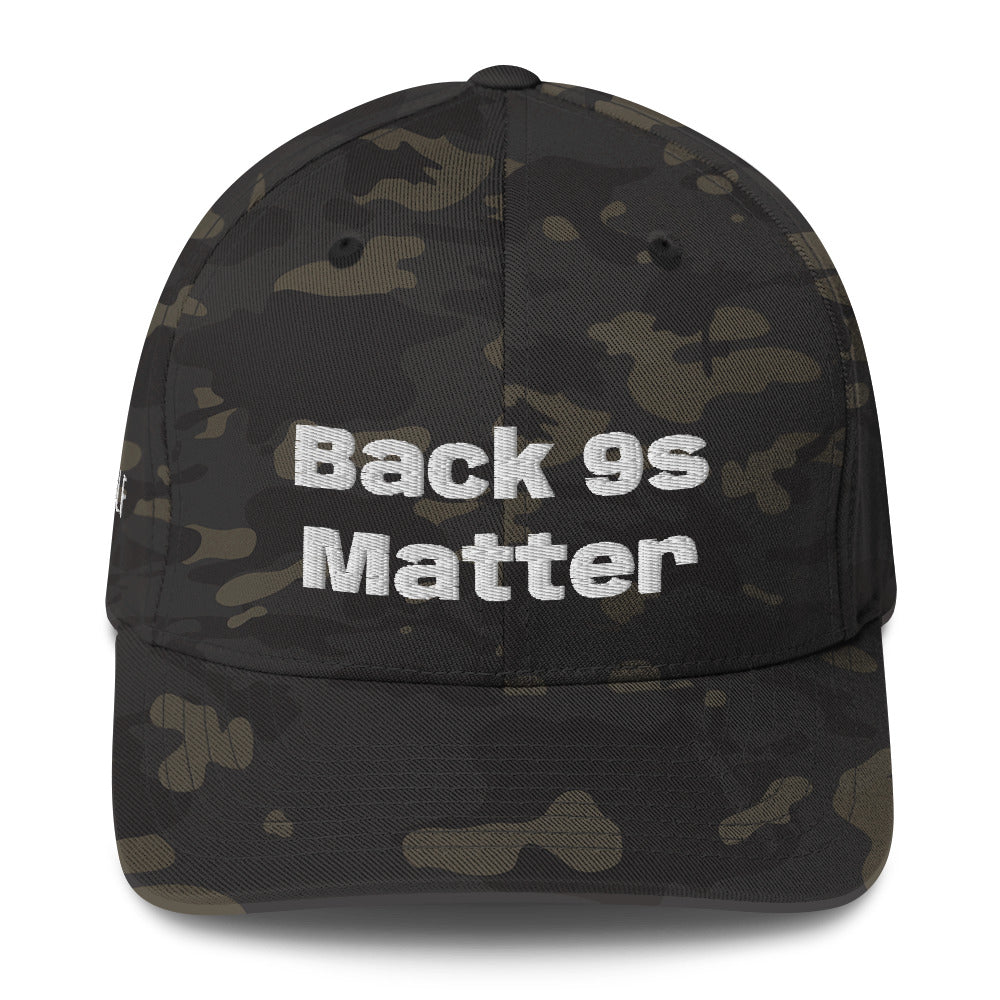 Structured Twill Cap "Back 9s Matter"